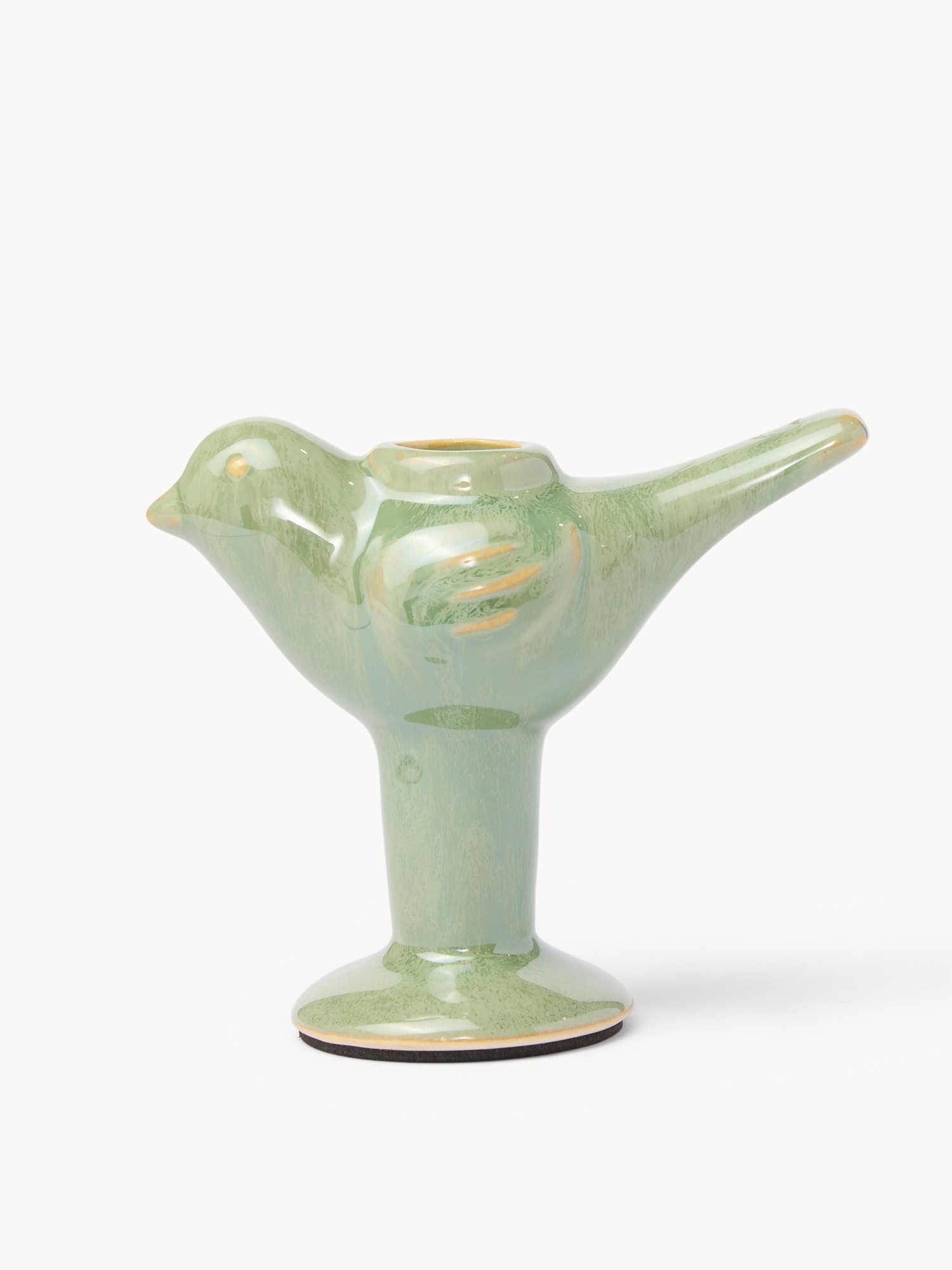 Vaso in ceramica artigianale vietnamita, Verde, large image number 0