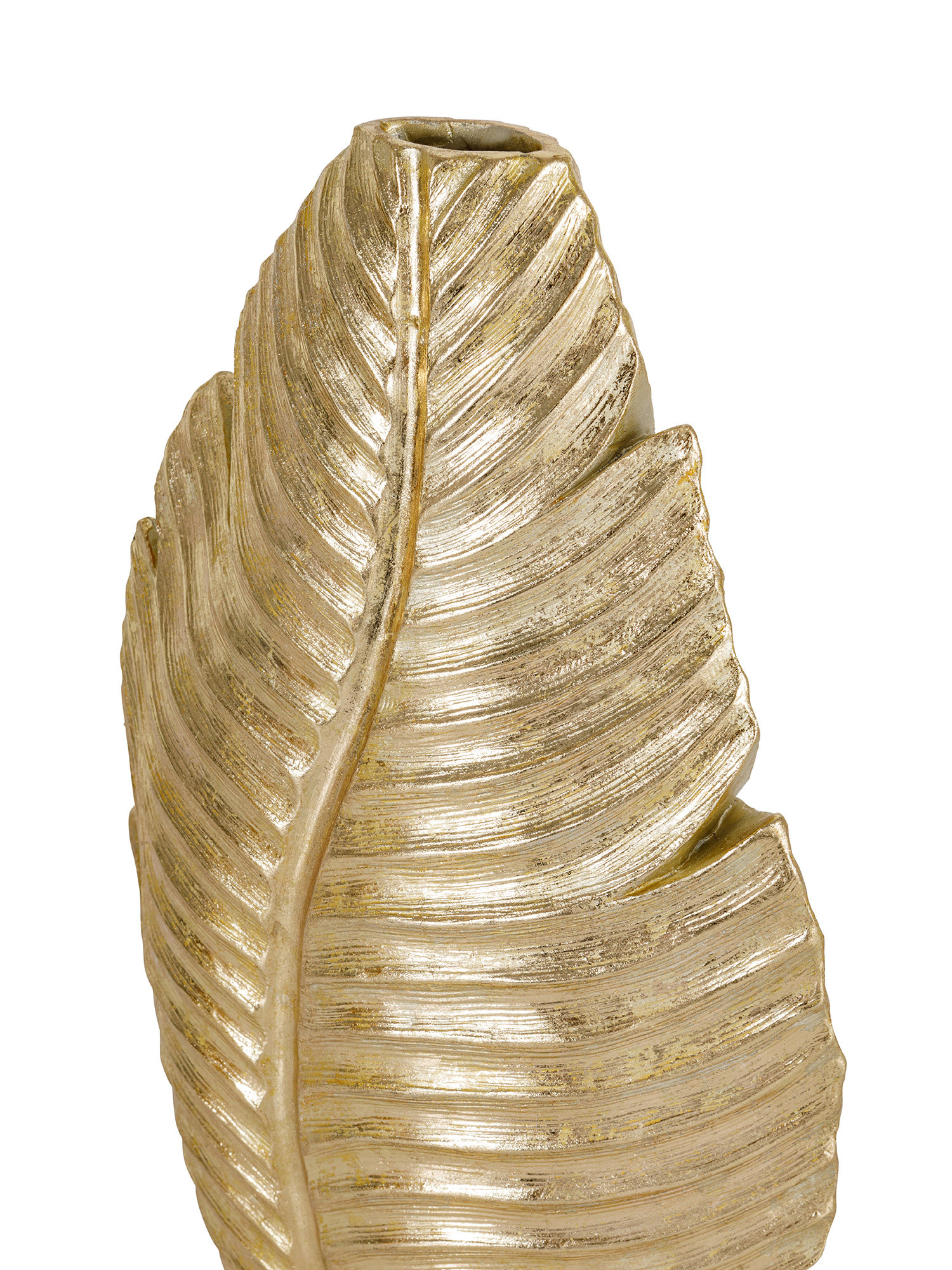 Palm-shaped vase, Gold, large image number 1