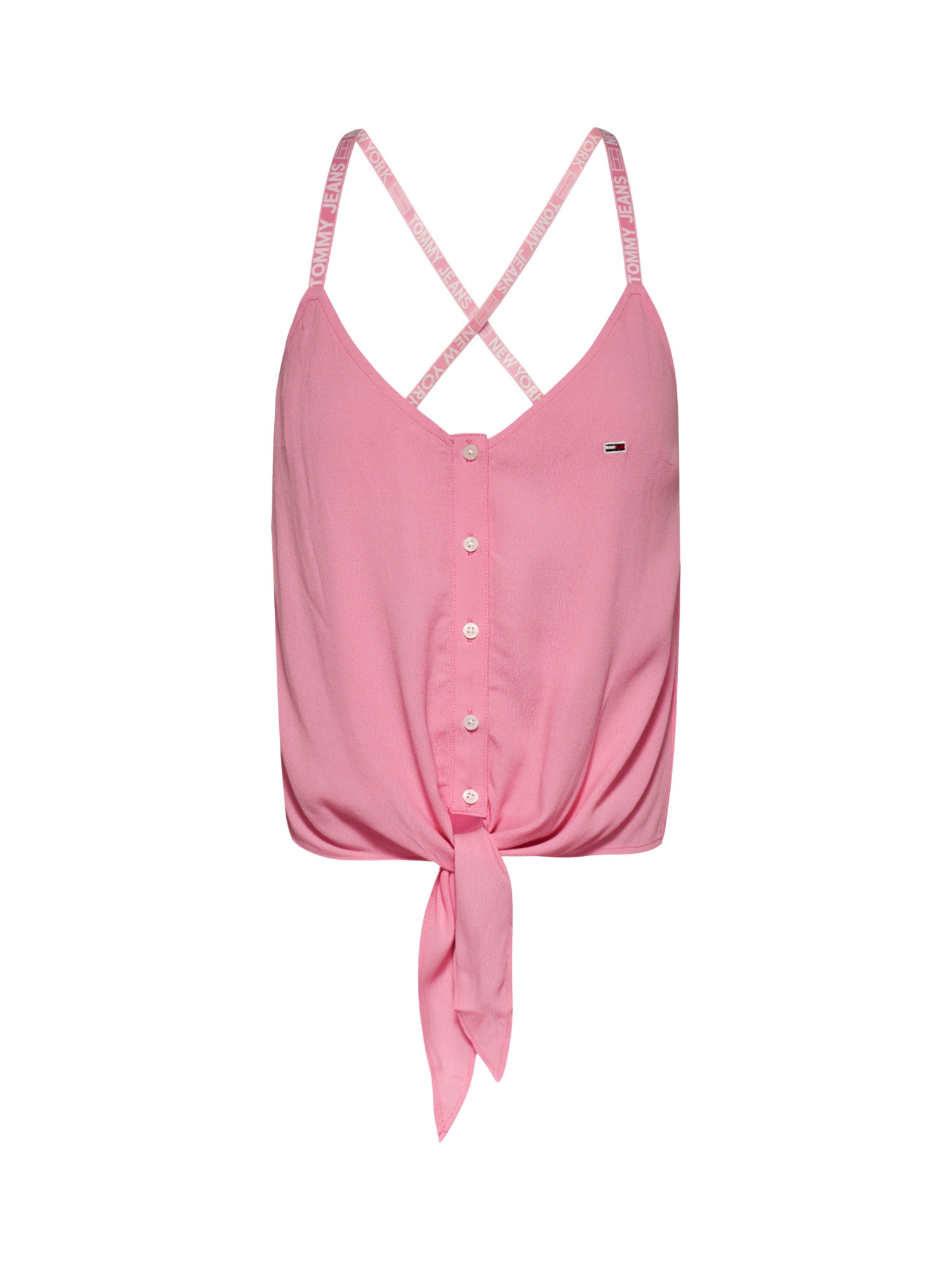 Top with crossed straps, Pink, large image number 0