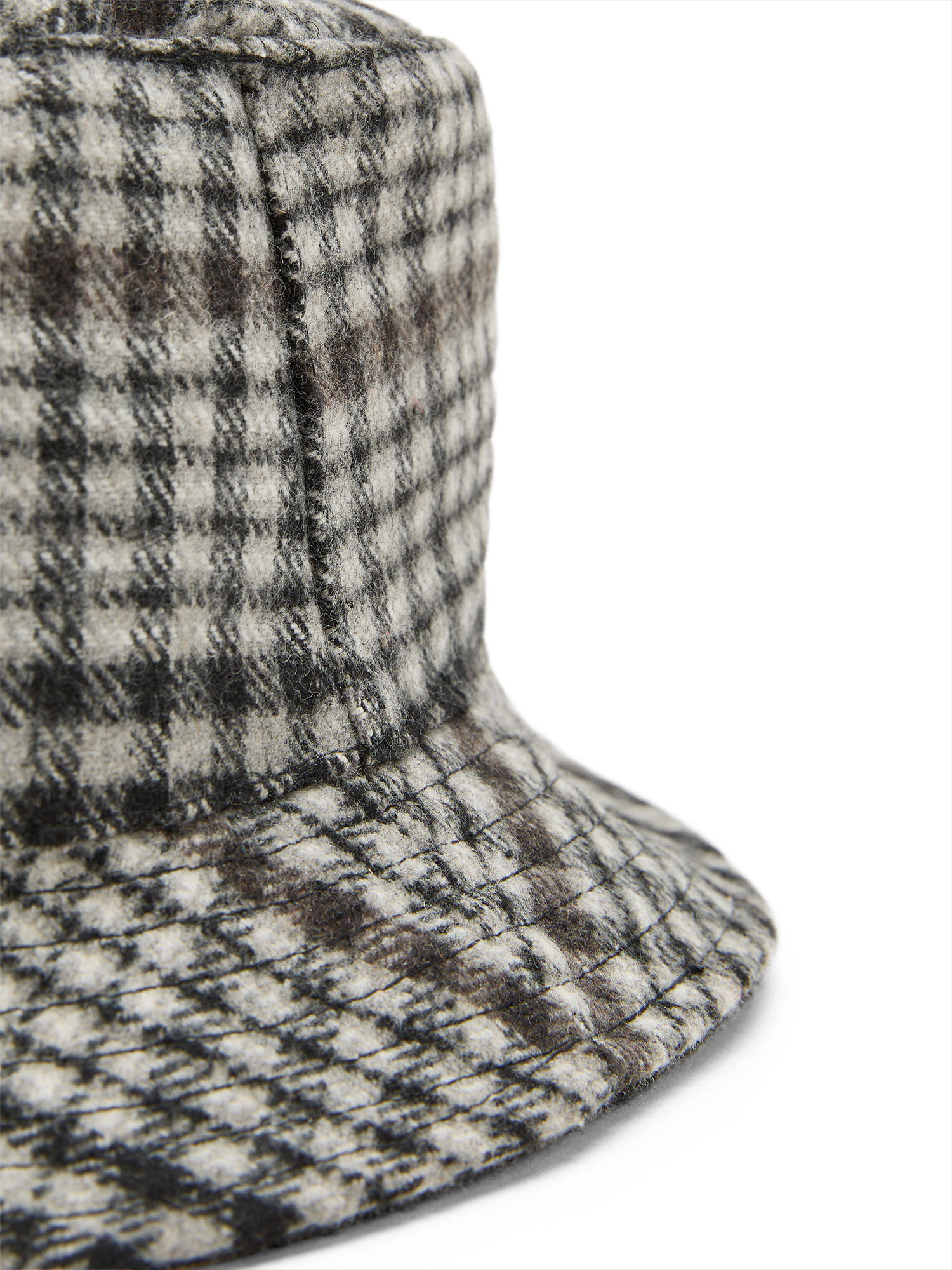 Koan - Checked cloche hat, Grey, large image number 1