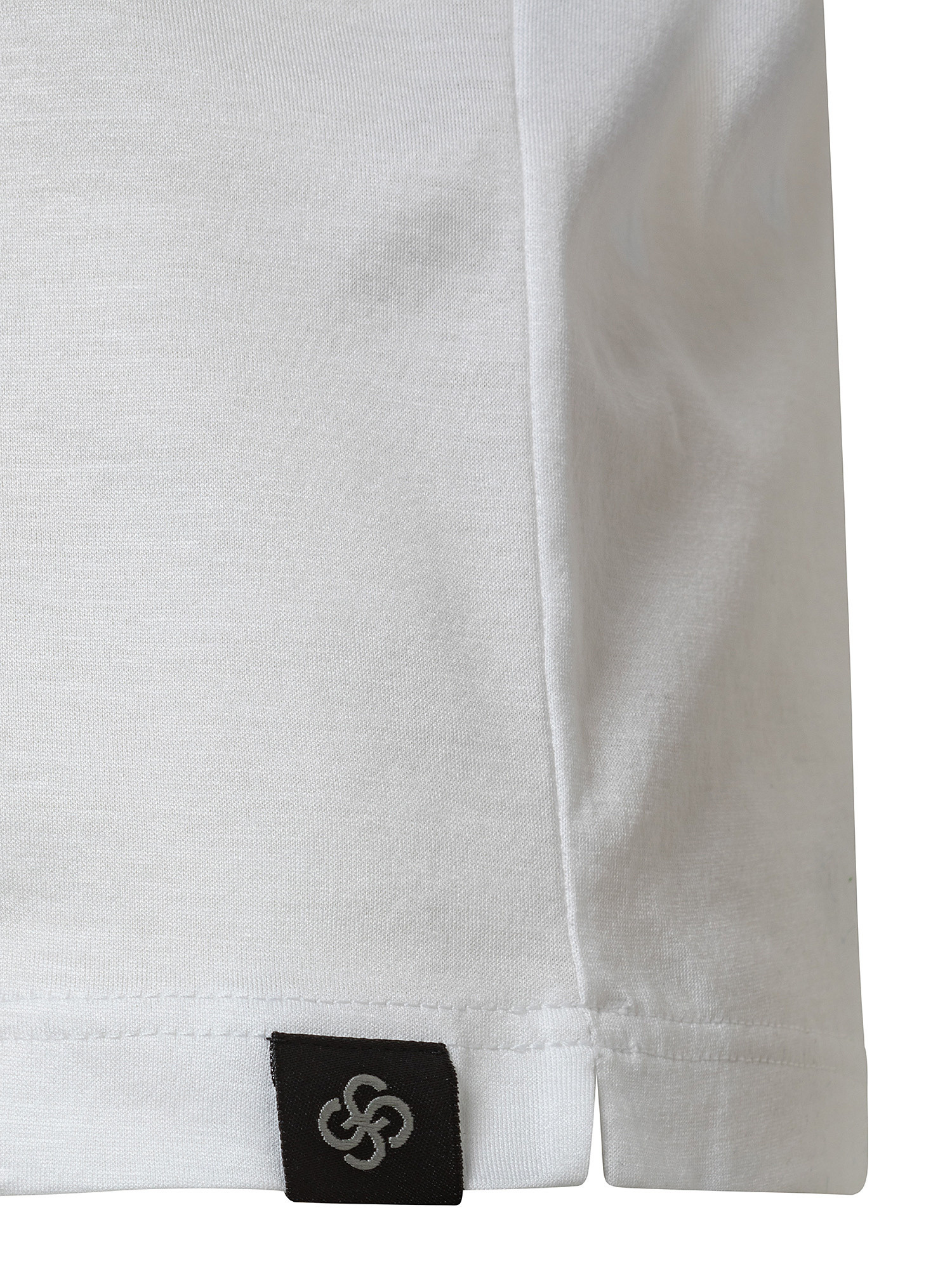 T-shirt girocollo manica corta, Bianco, large image number 2