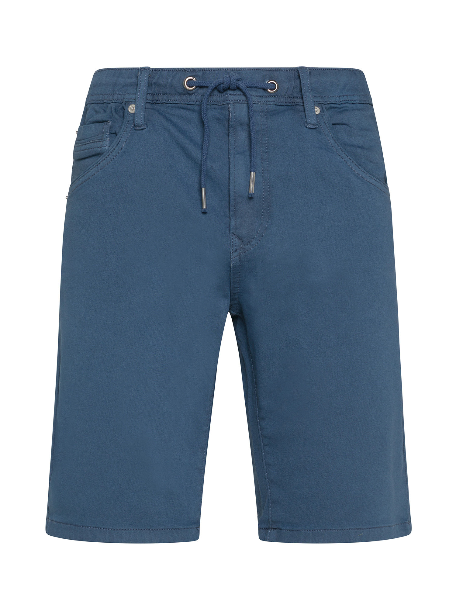 Pepe Jeans - Slim fit five pocket Bermuda shorts, Denim, large image number 0