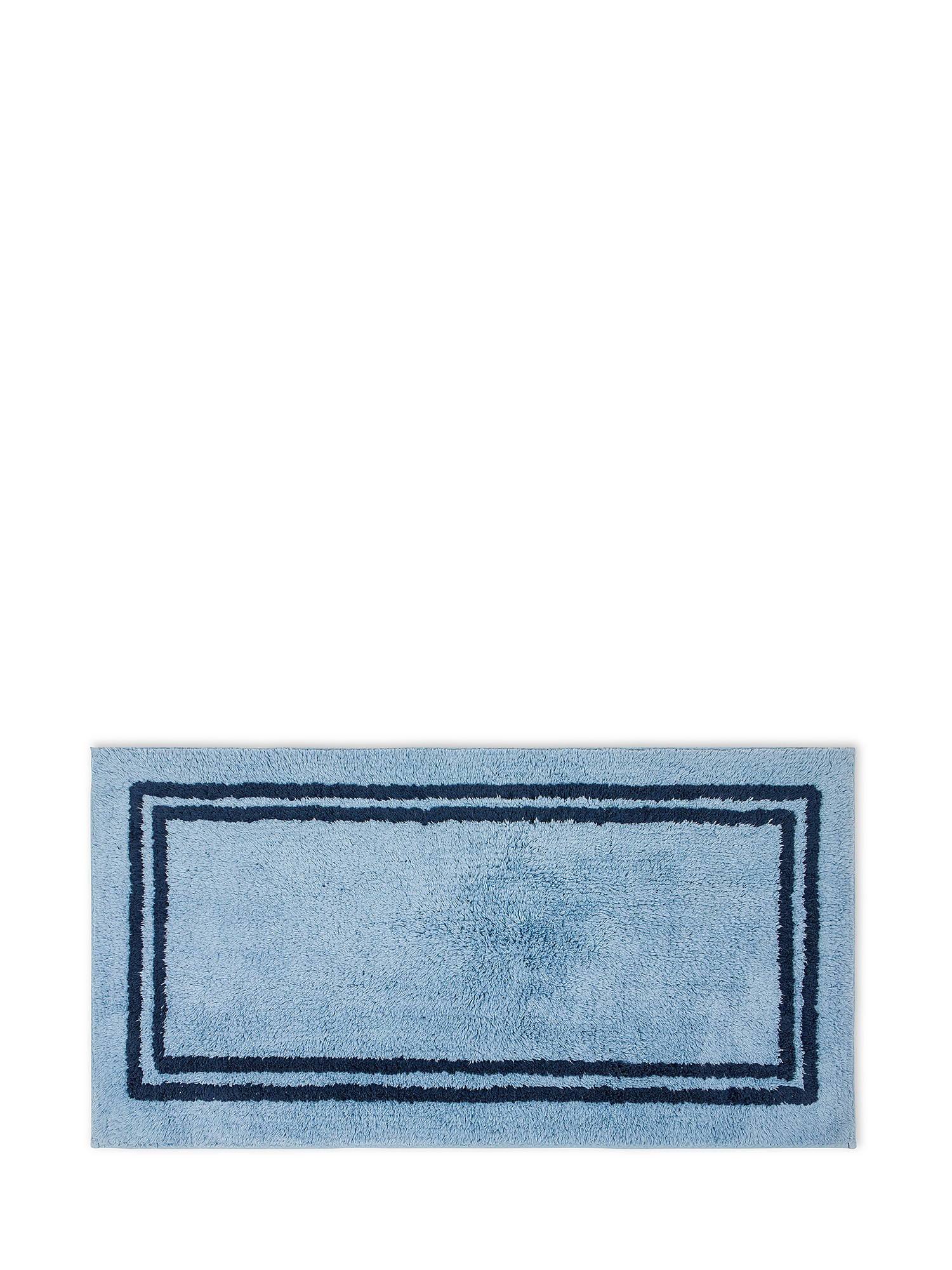 Tufted bathroom rug, Light Blue, large image number 0