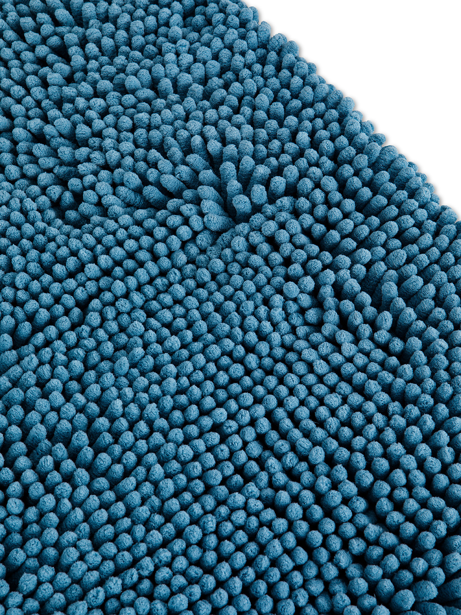 Zefiro Gold shaggy micro fleece bath mat, Aviation Blue, large image number 1