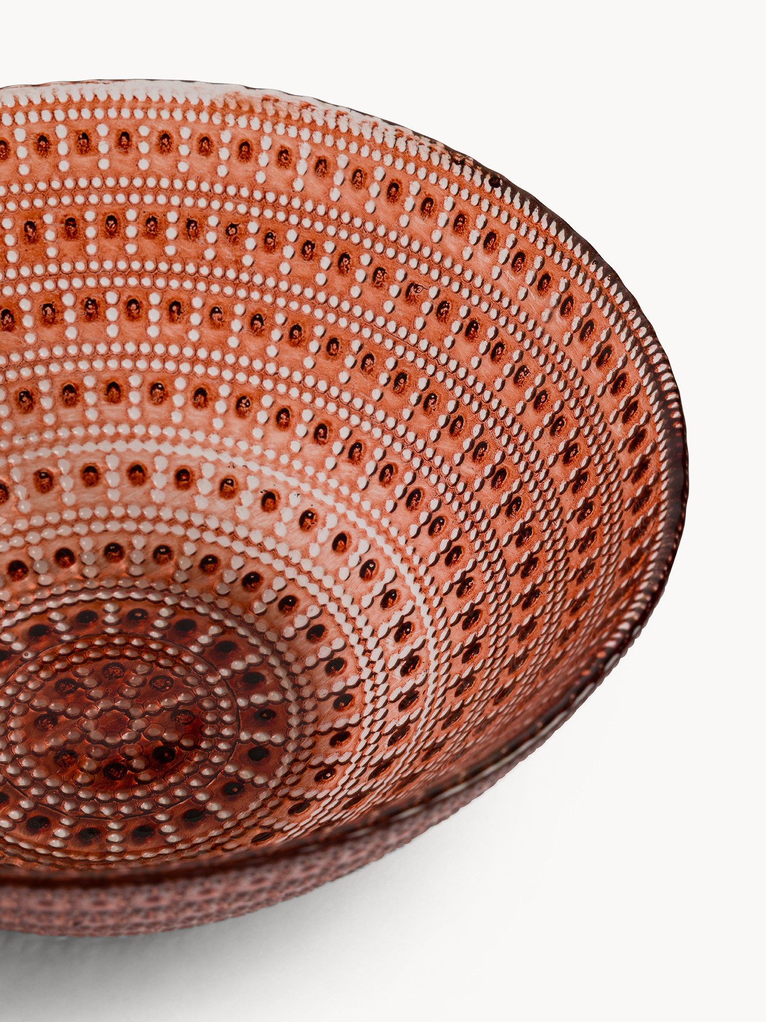 Glass bowl, Light Orange, large image number 1