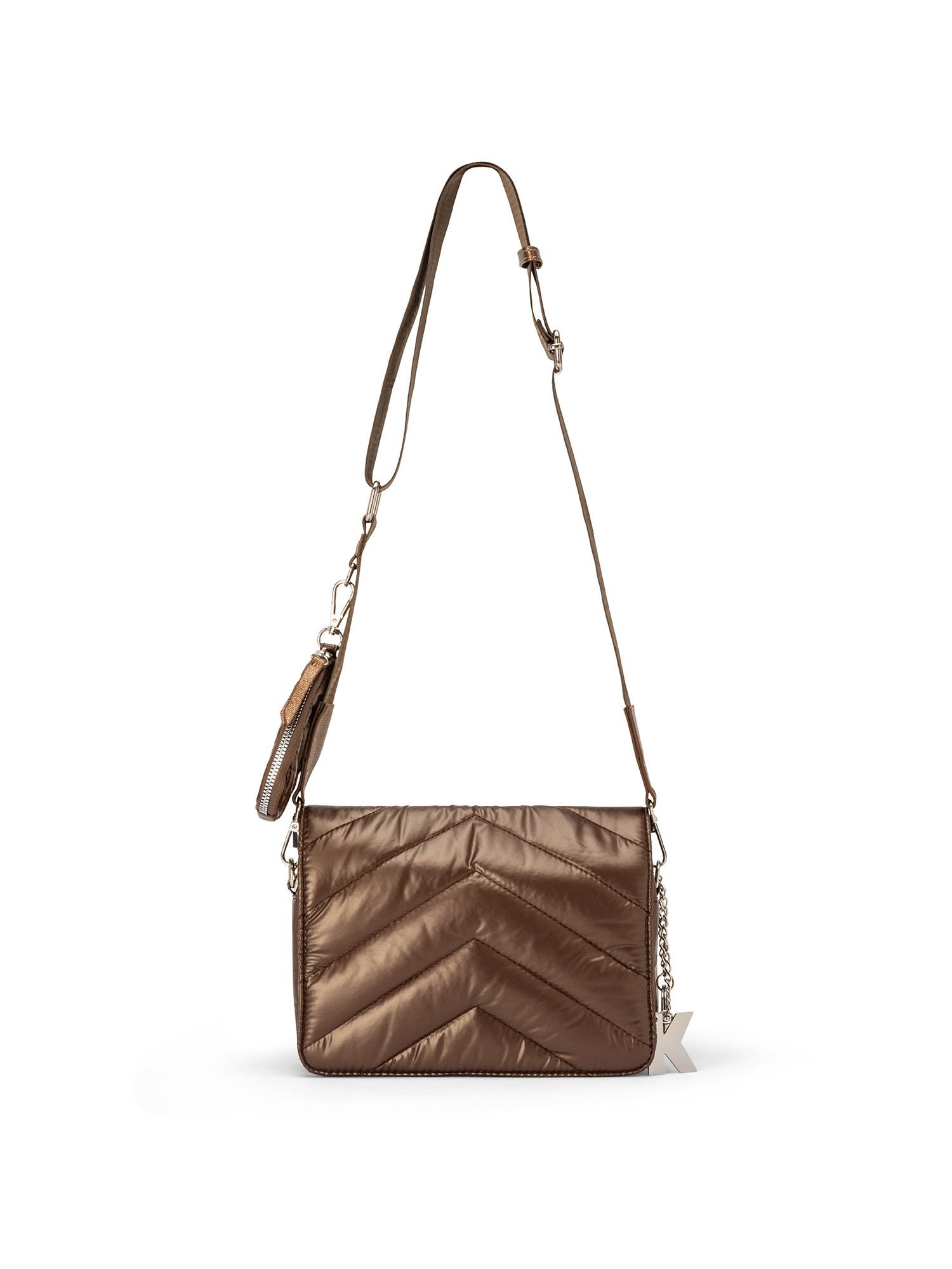 Koan - Nylon shoulder bag, Brown, large image number 0