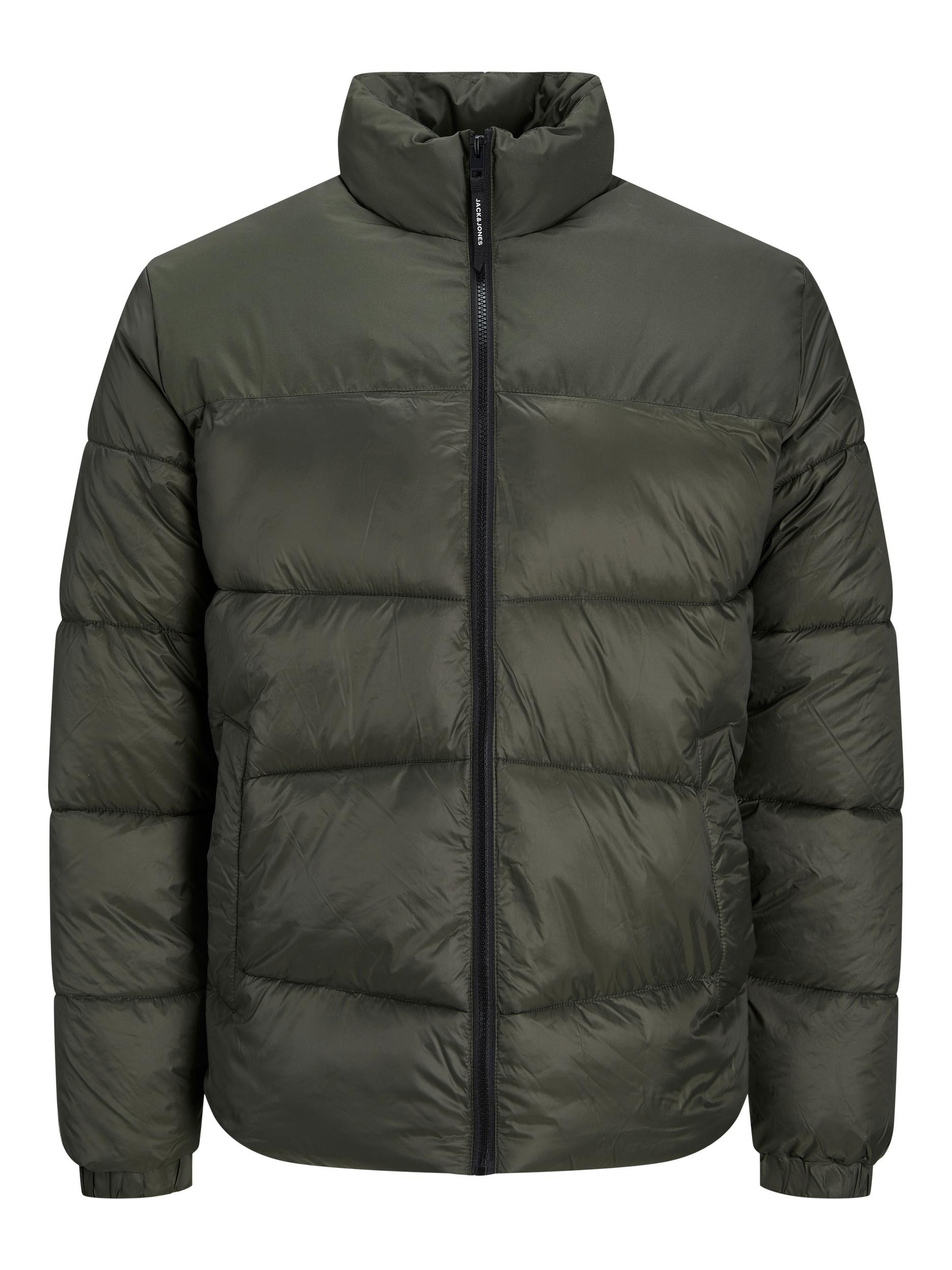 Down jacket with pockets, Dark Green, large image number 0