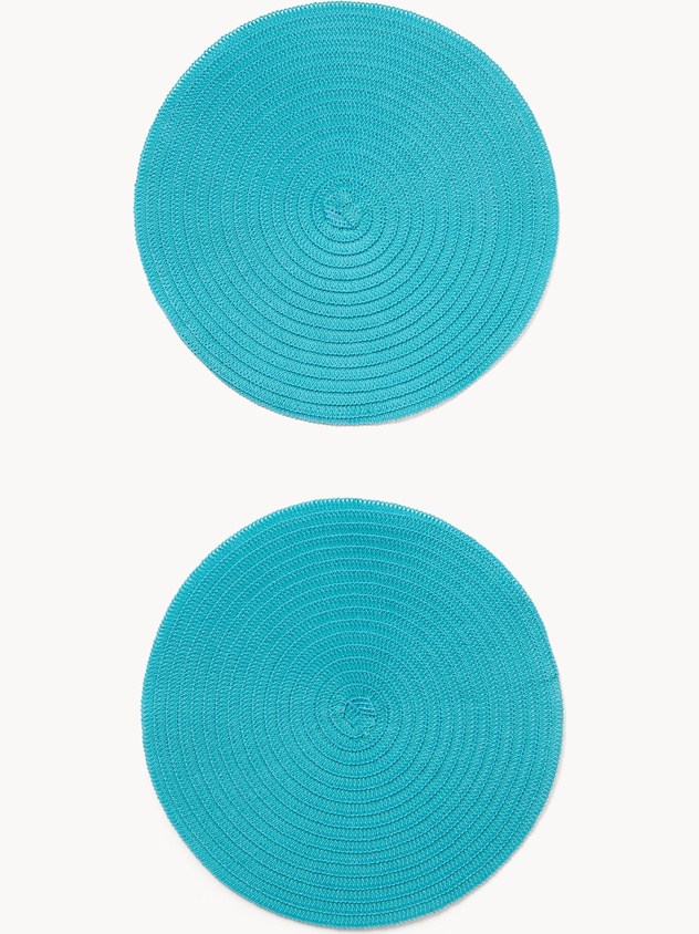 Set of 2 round placemats - Introductory price