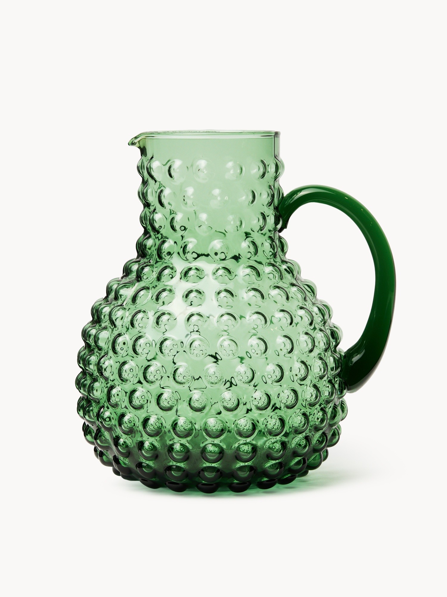 Blue retro-effect carafe, Green, large image number 0
