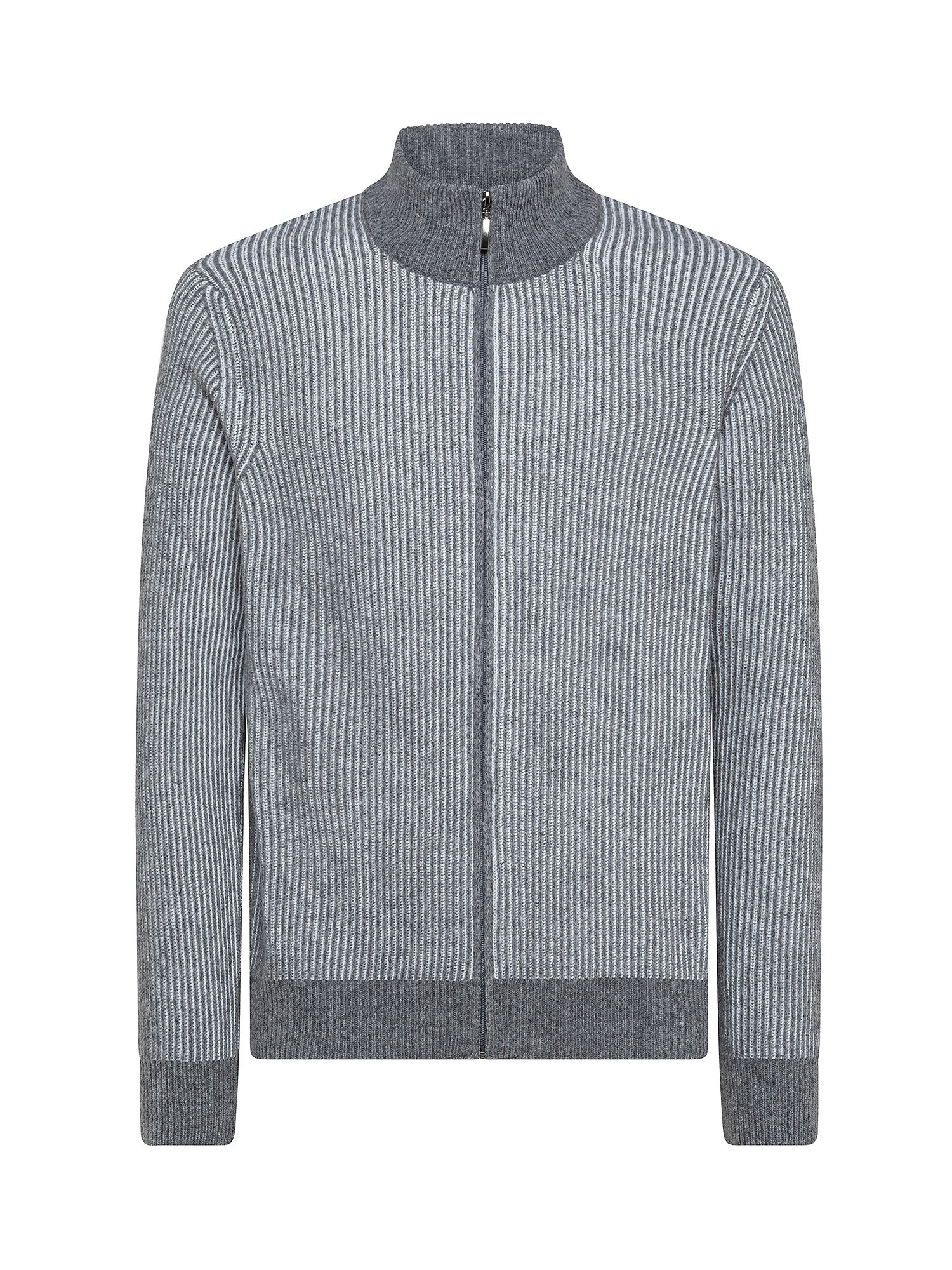 Giacca full zip, Grigio, large image number 0
