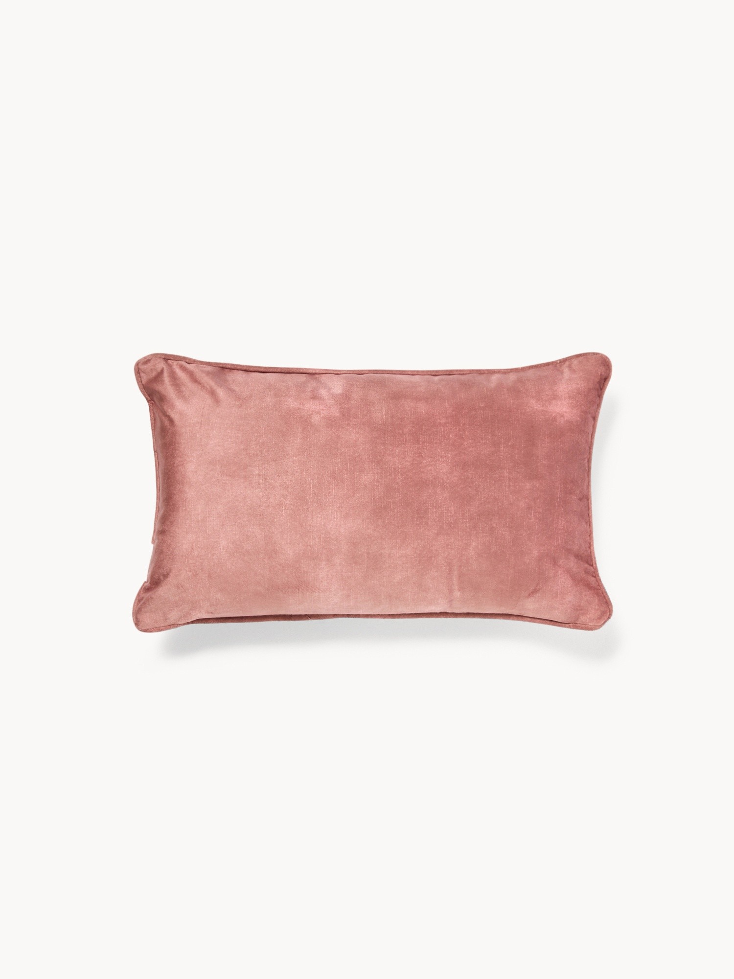 Geometric Pattern Velvet Cushion 30x50cm  - Discounted Price, Pink, large image number 1