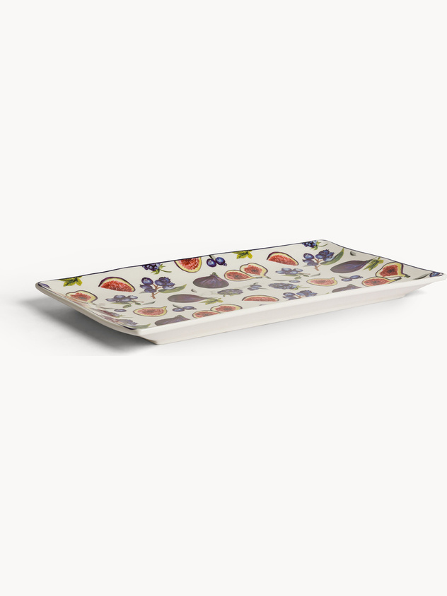New Bone China tray with fig motif