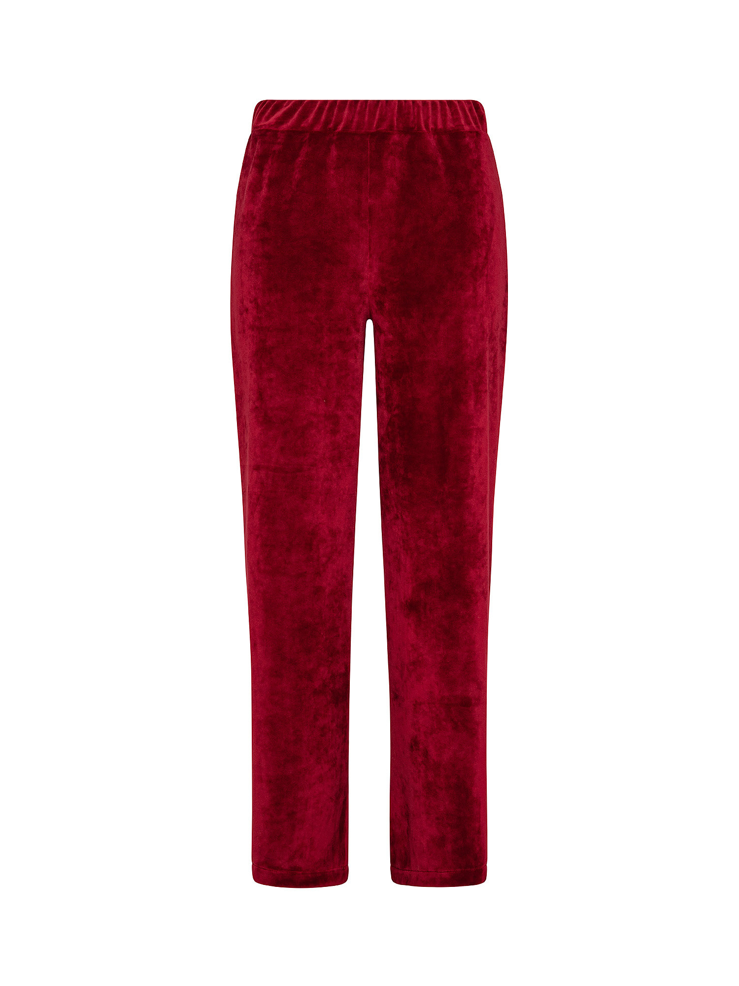 Chenille trousers, Red Bordeaux, large image number 0