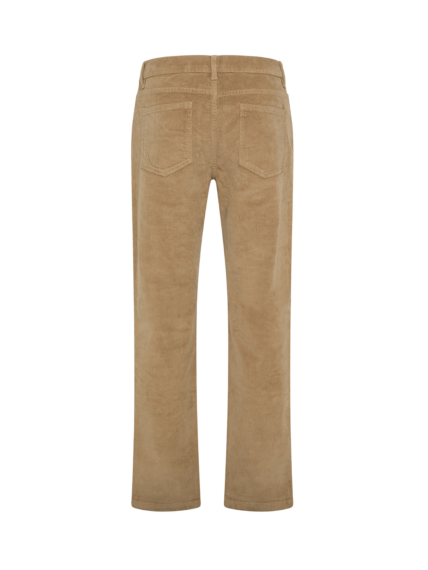 JCT - Slim fit five-pocket velvet trousers, Brown, large image number 1