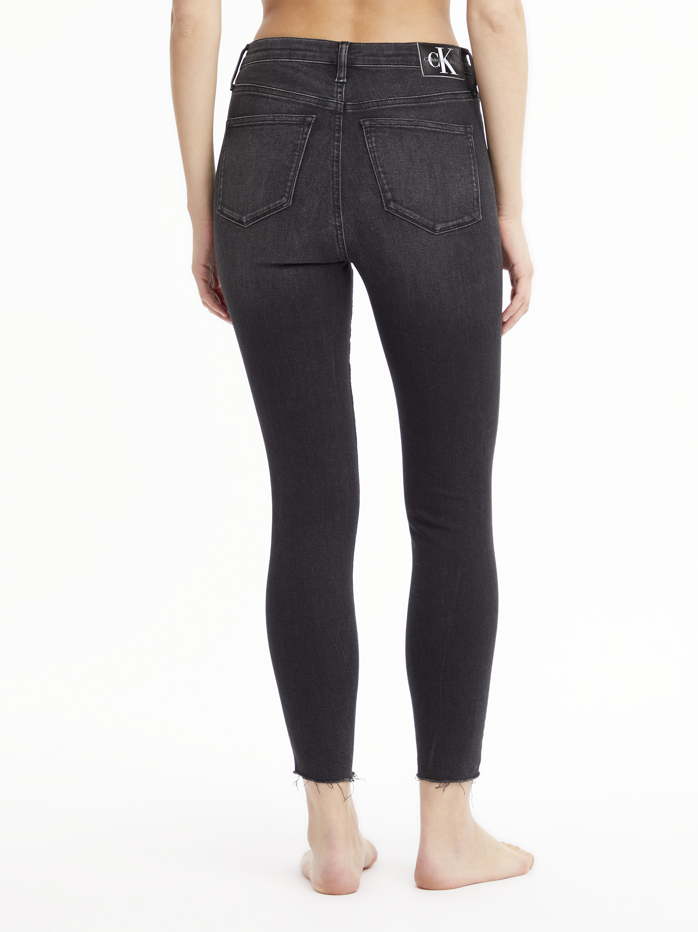 Calvin Klein Jeans - Super skinny five pocket jeans, Black, large image number 6