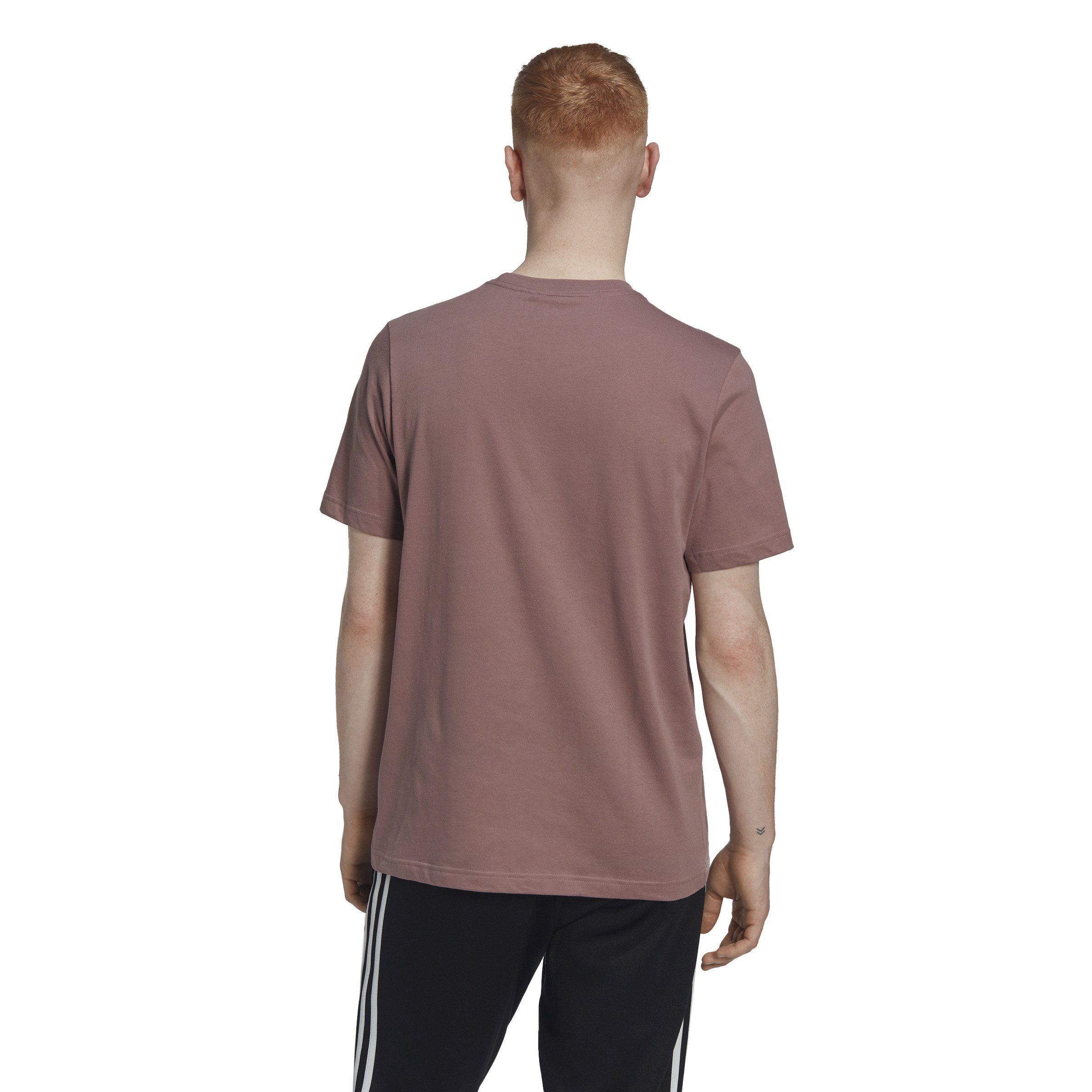 Adidas - Crewneck T-shirt with logo, Antique Pink, large image number 6