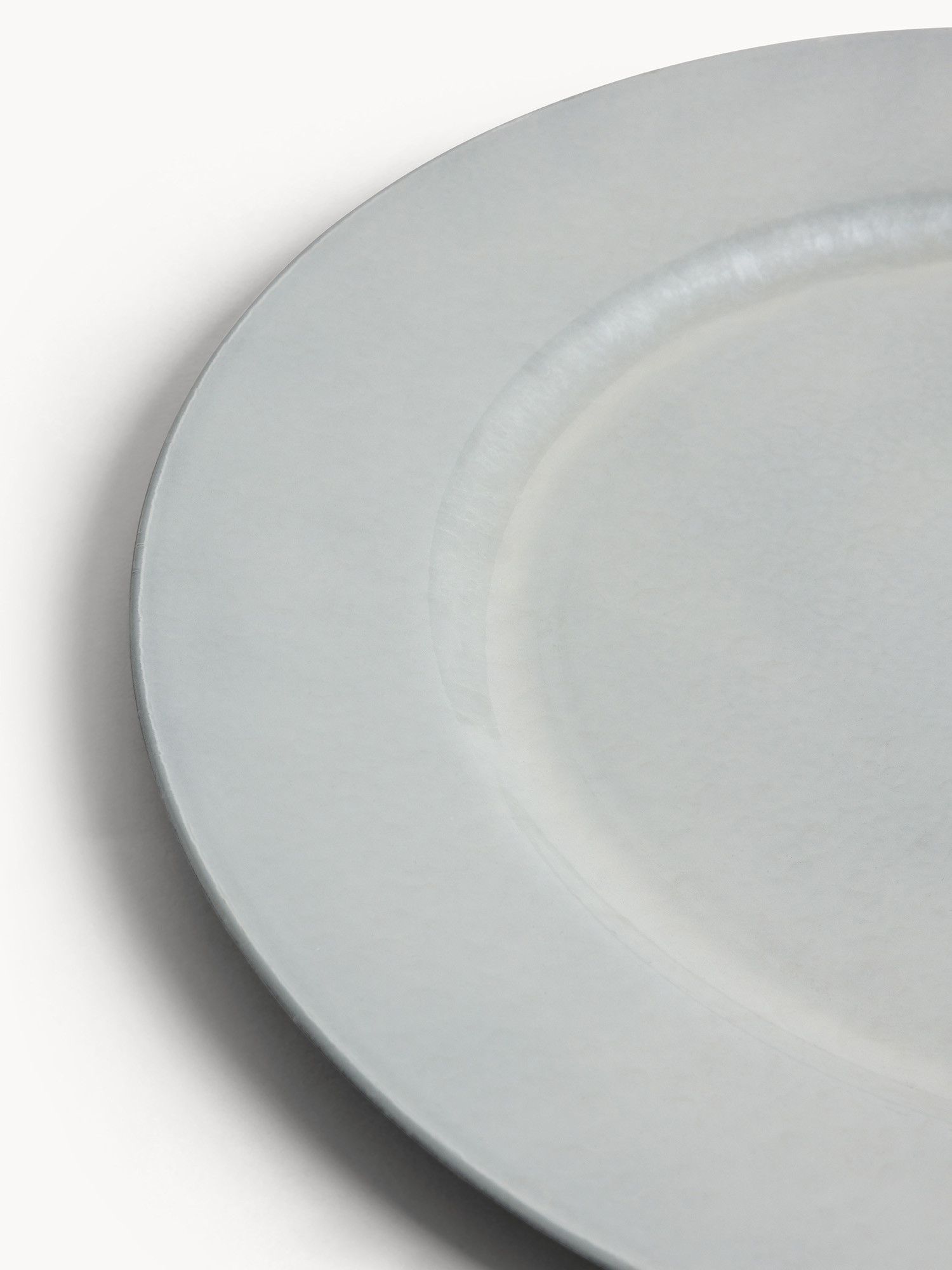 Sottopiatto plastica effetto bubbles, Grigio argento, large image number 1