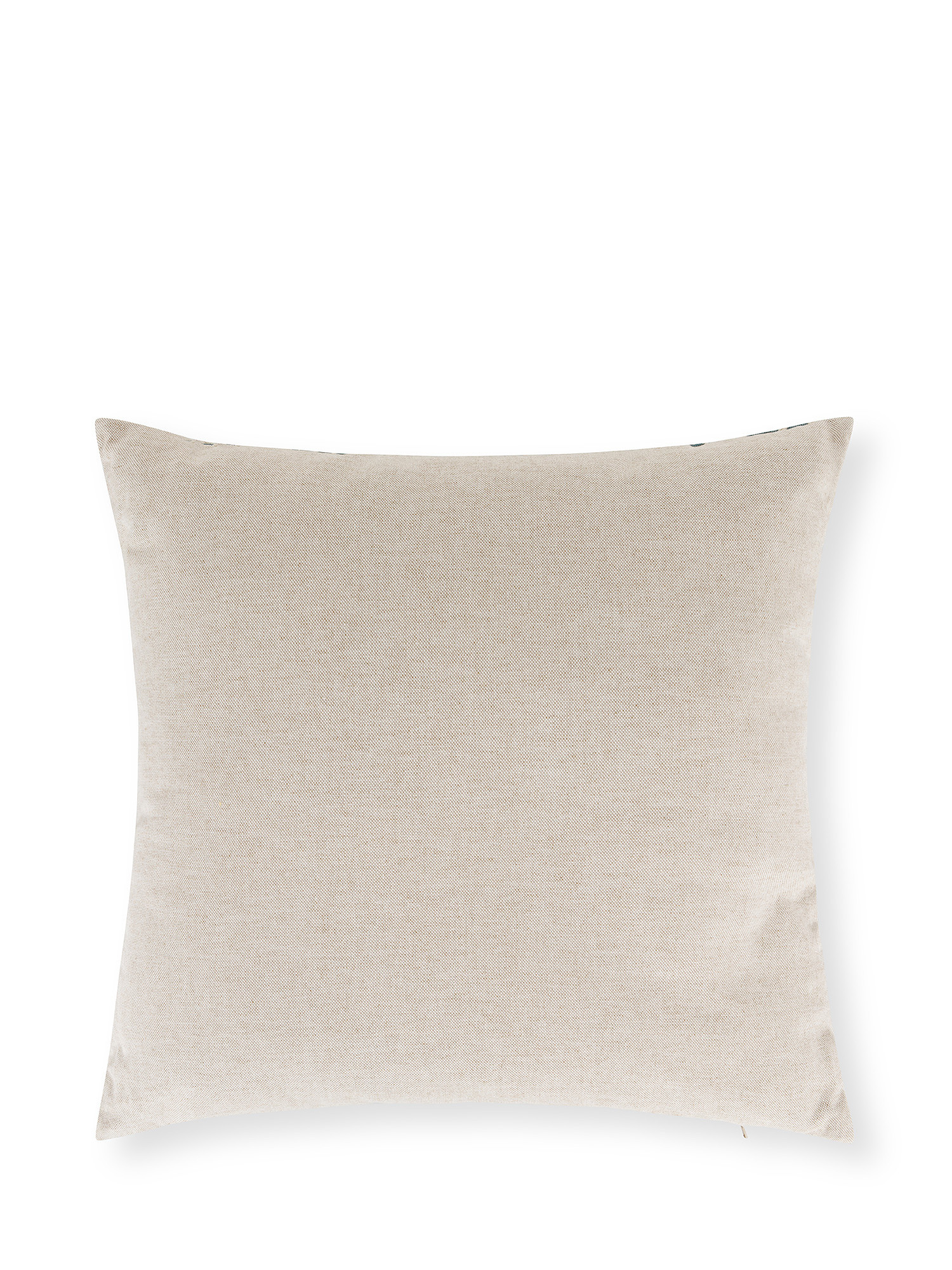 Jacquard cushion with geometric pattern 45x45cm, Grey, large image number 1