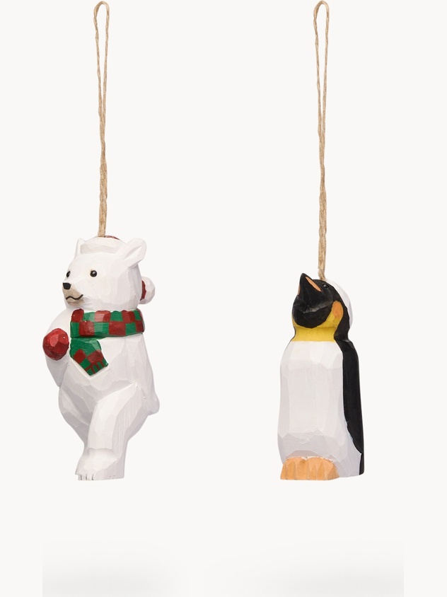 Decorazione per albero in legno