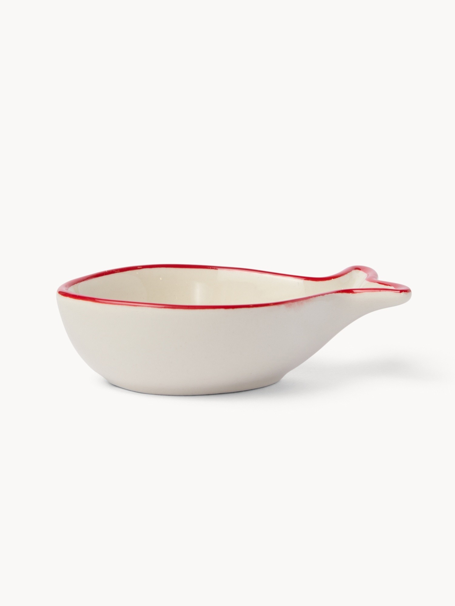 Ceramic fish bowl, Bianco/Giallo, large image number 0