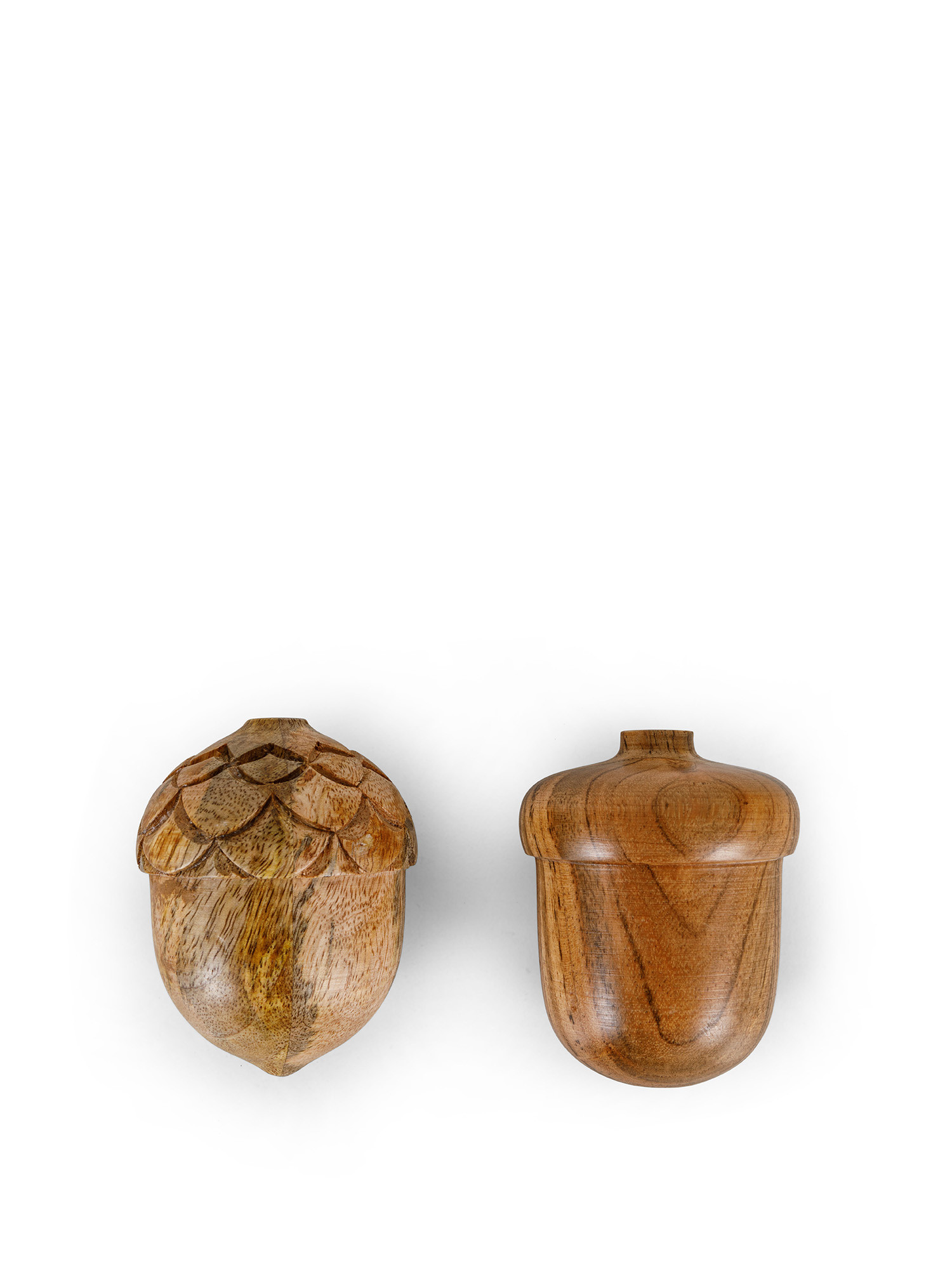 Ghianda in legno, Marrone, large image number 0