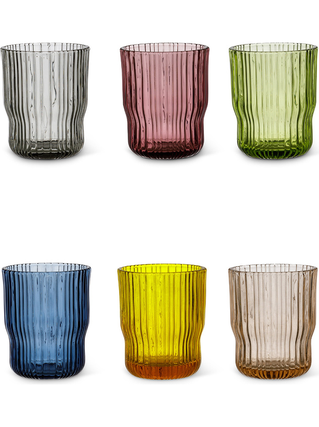 Set of 6 Lyrics glasses