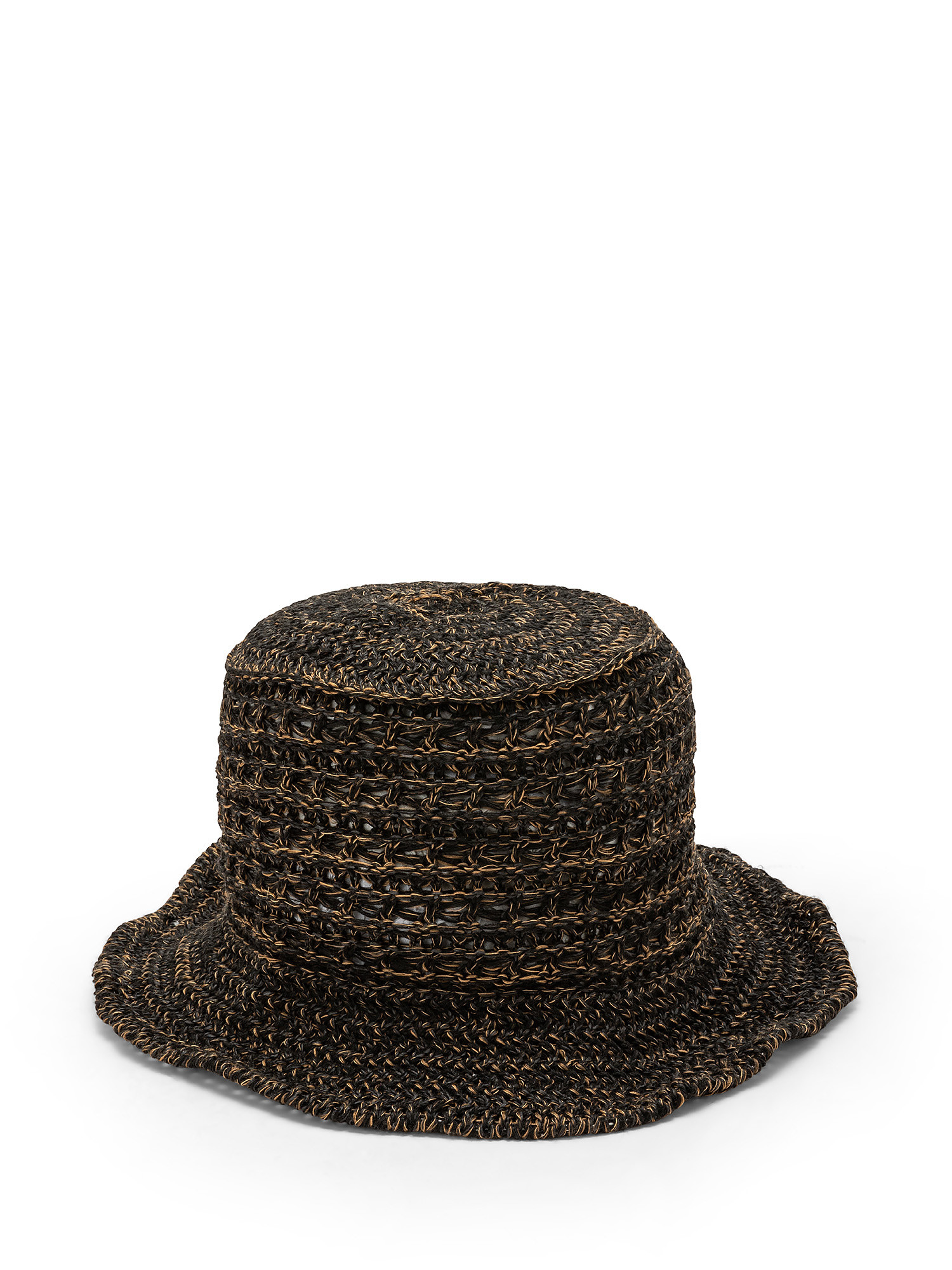 Crochet stitch hat, Black, large image number 0