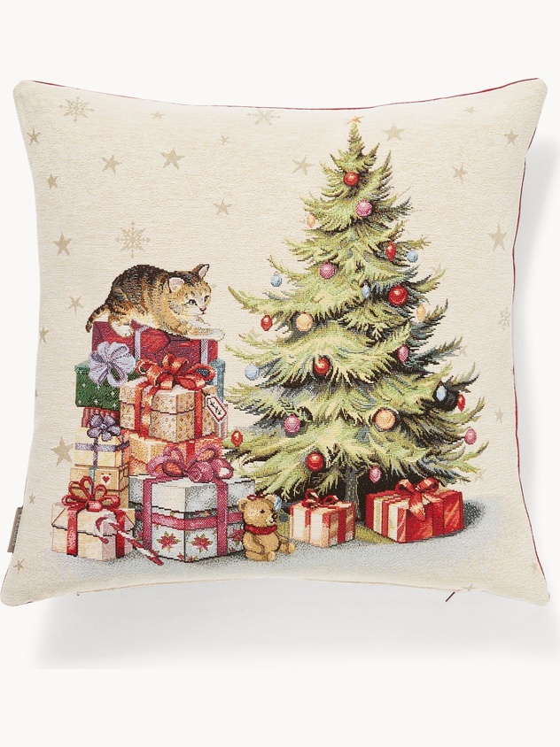 Cuscino 43x43 albero di Natale Gobelin