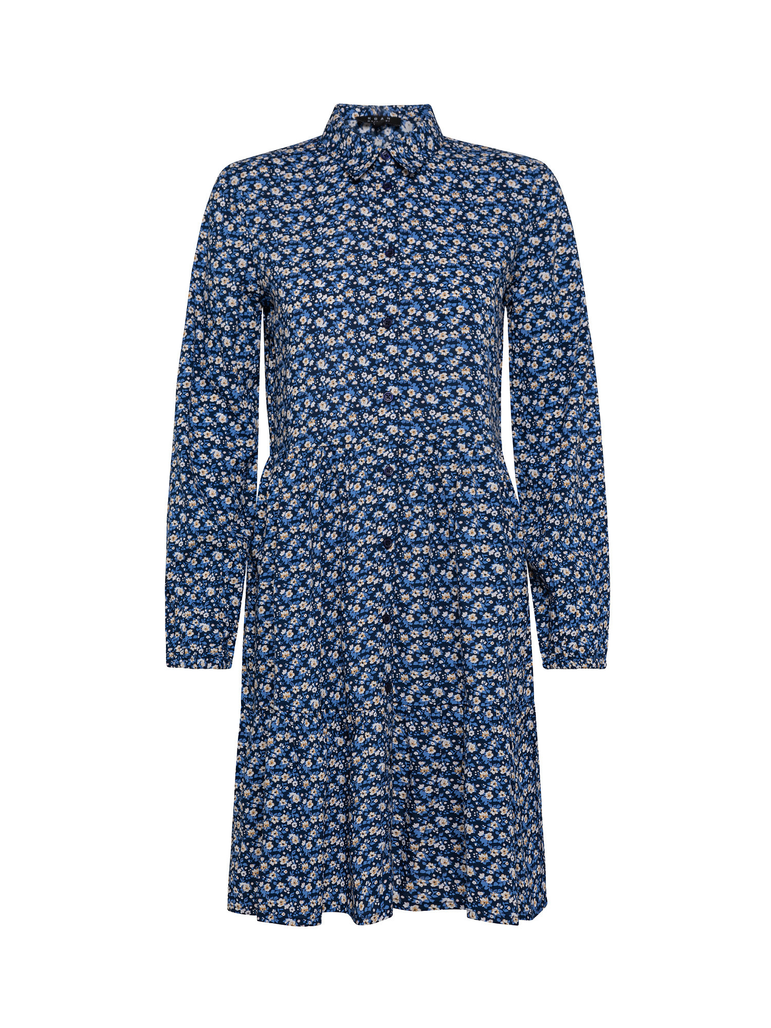 Dress with little flowers, Blue, large image number 0