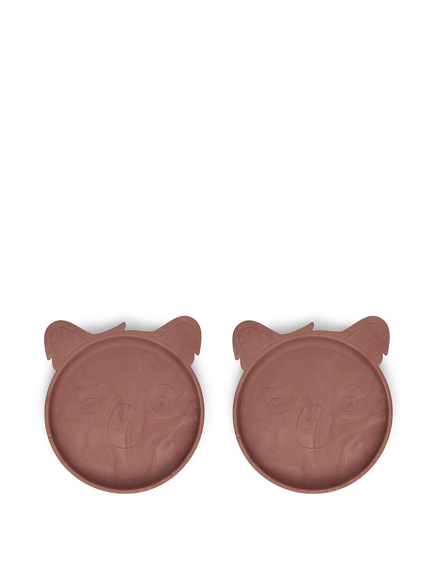 Set of 2 saucers in the shape of a koala in silicone, Red, large image number 0
