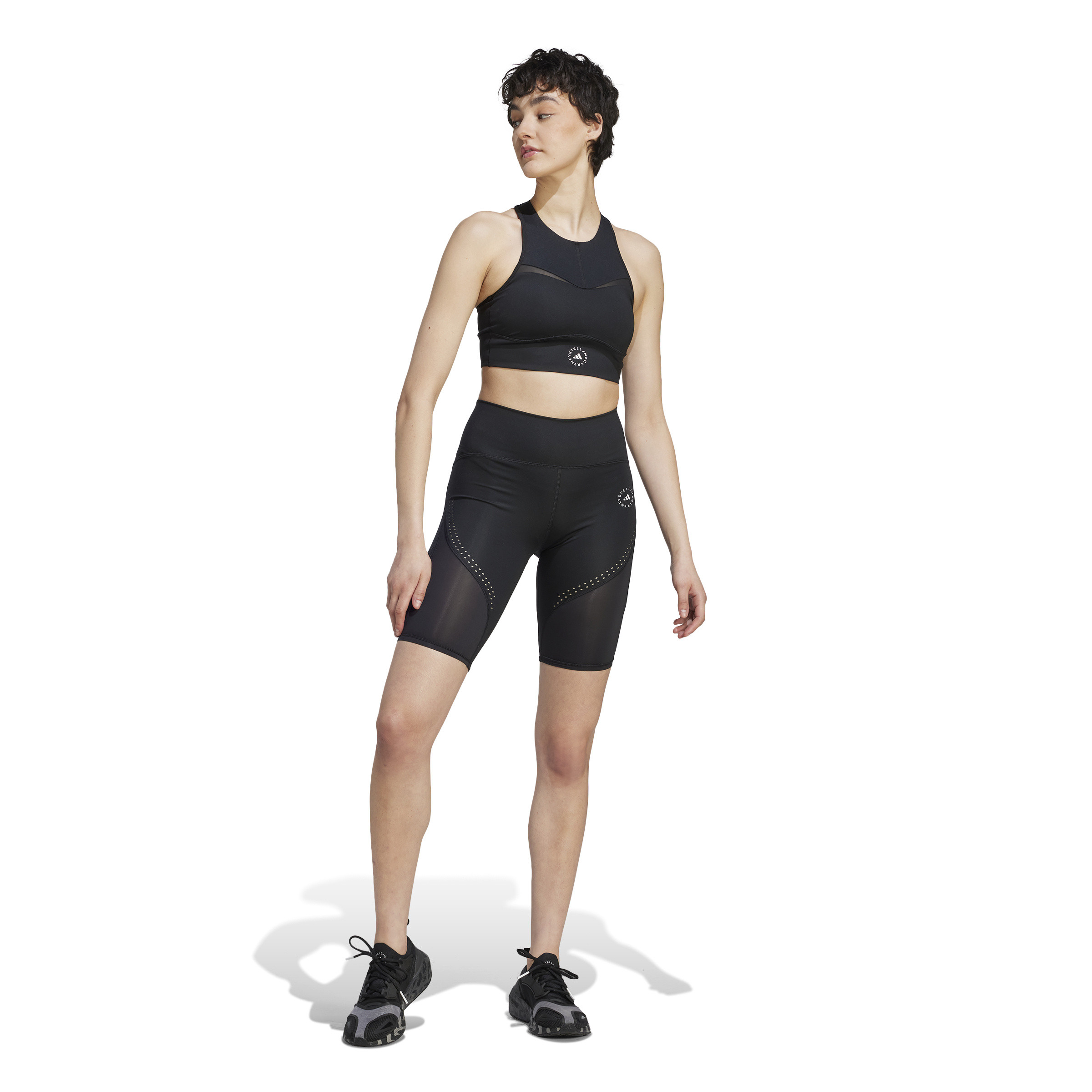 Adidas by Stella McCartney - TruePurpose Optime Bike Training Leggings, Black, large image number 4