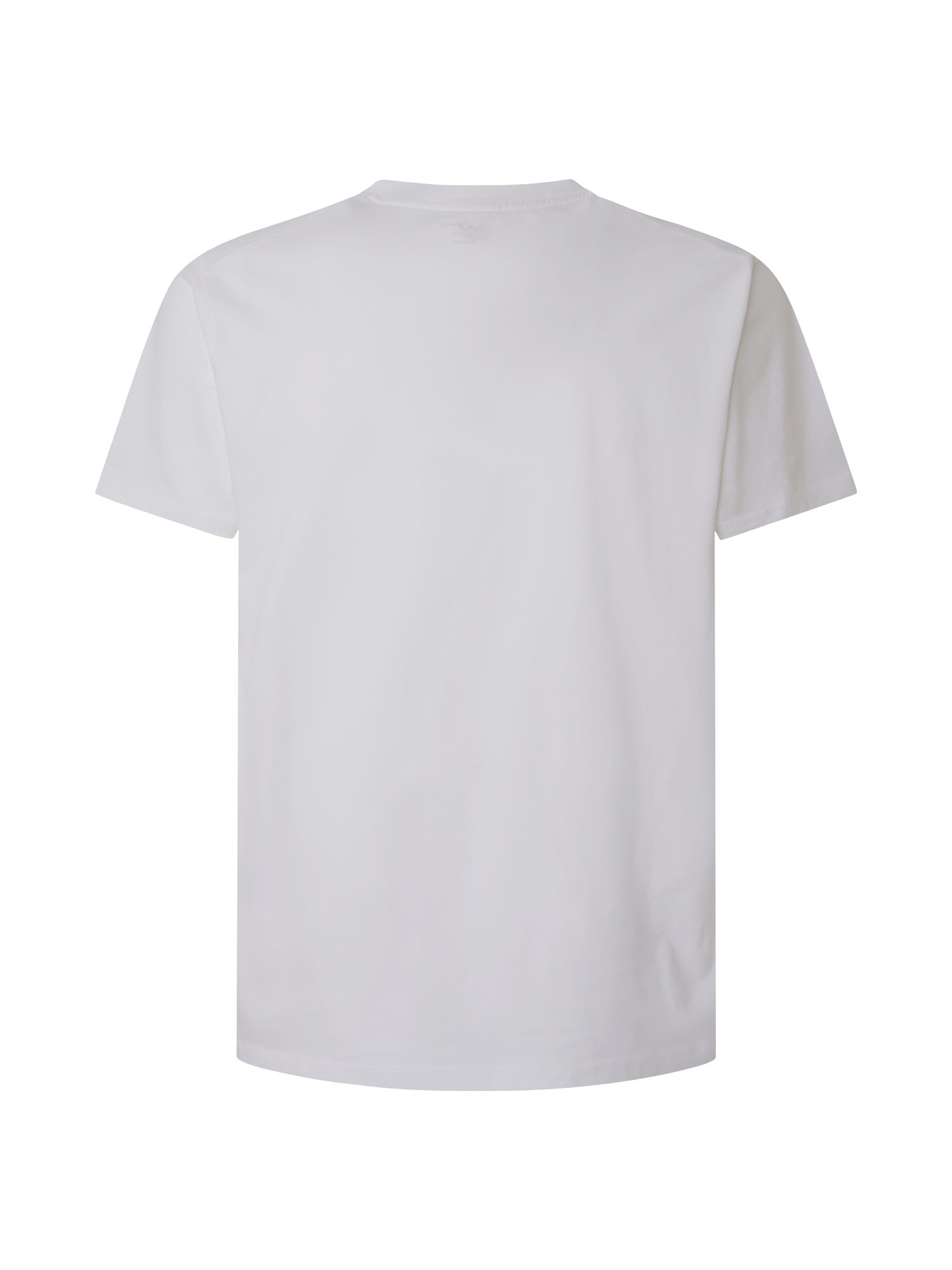 Pepe Jeans - T-shirt con scritta in cotone, Bianco, large image number 1