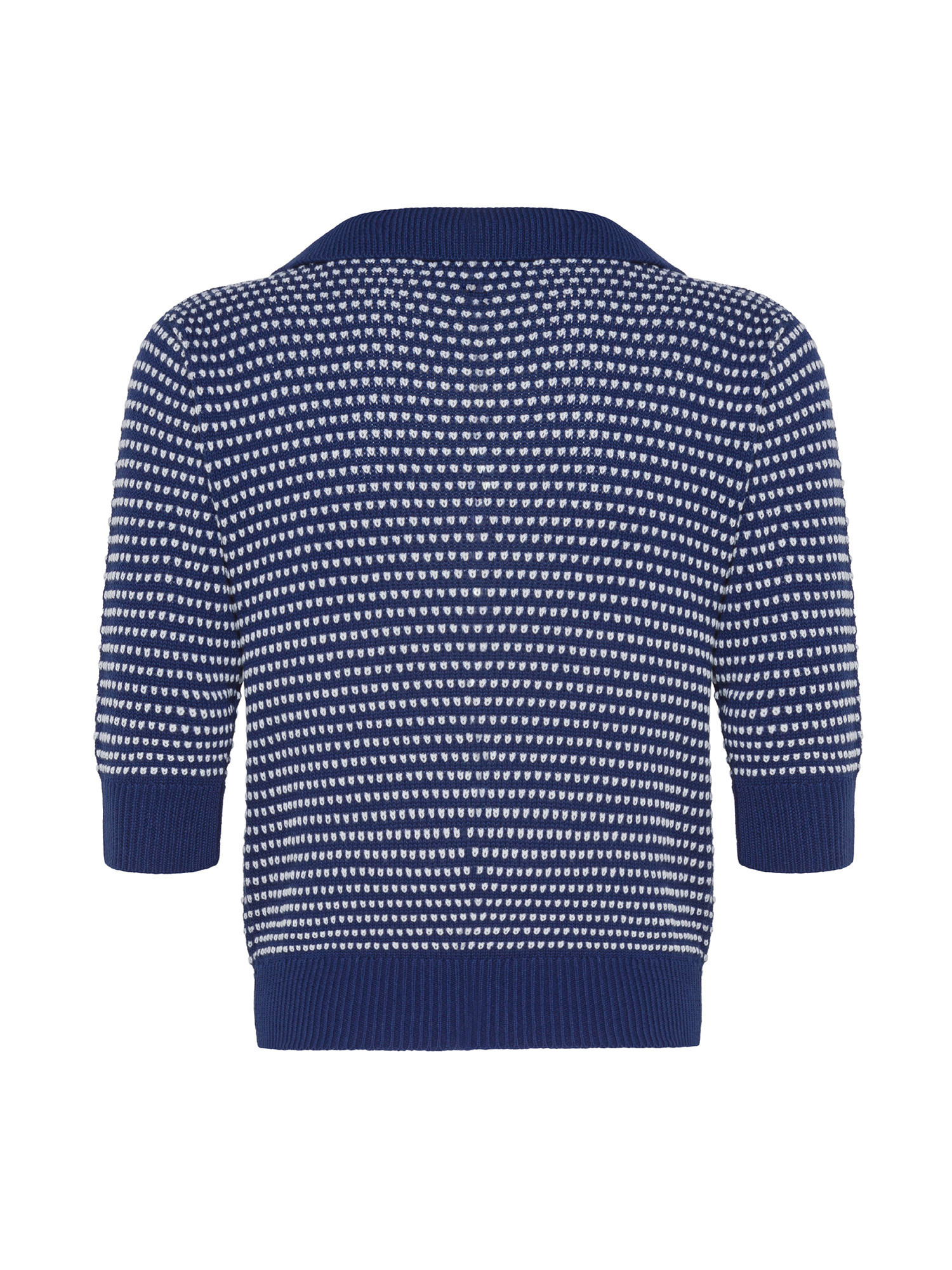 Koan - Short two-tone sweater, Dark Blue, large image number 1