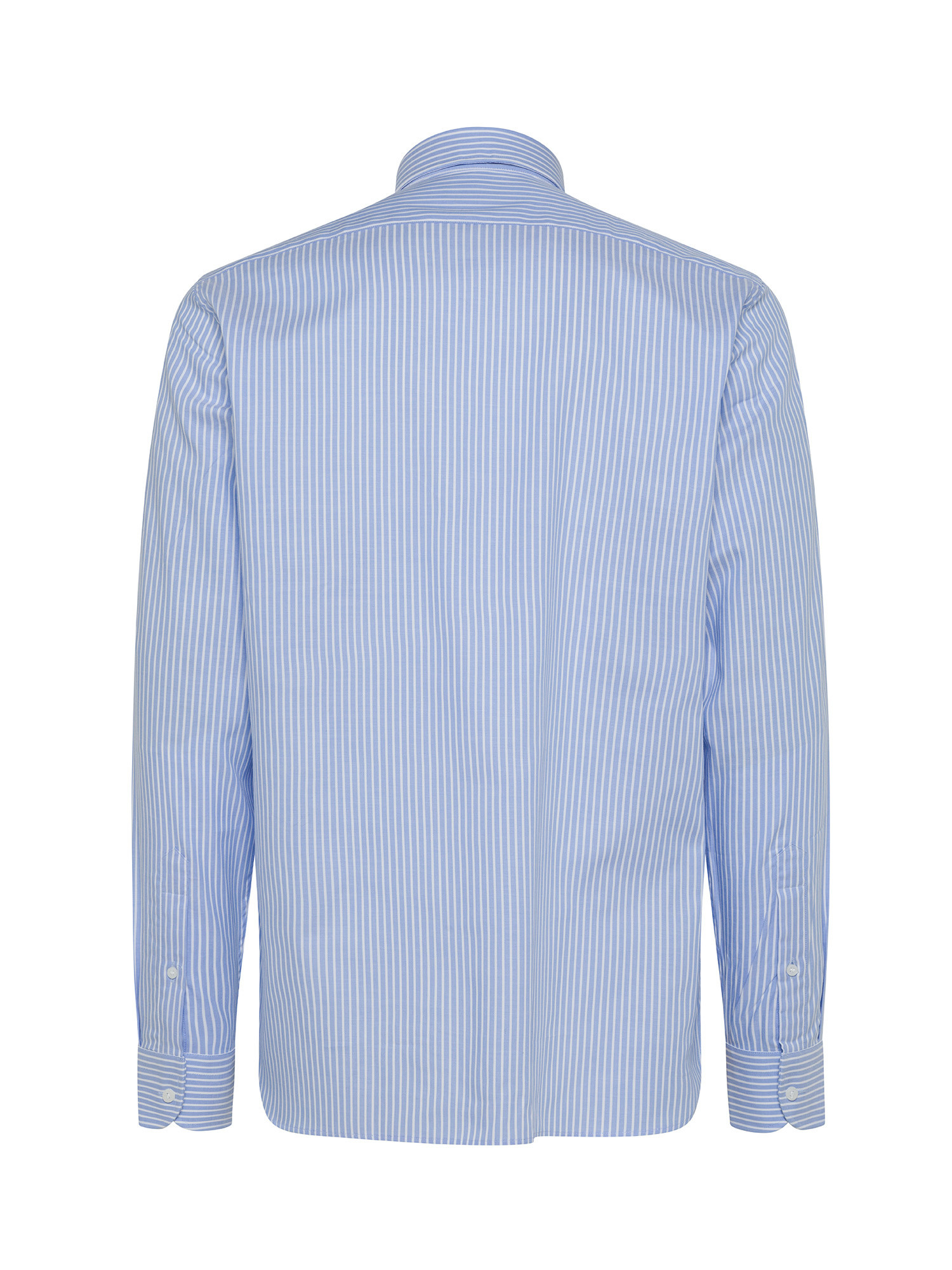 Luca D'Altieri - Camicia tailor fit in puro cotone, Azzurro, large image number 1