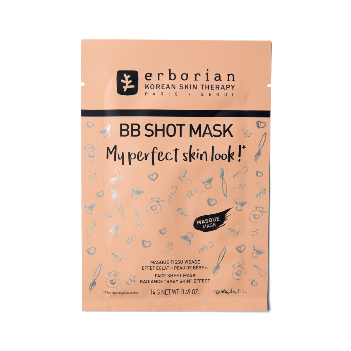 BB Shot Mask - Fabric mask for a "baby skin" effect, Pink, large image number 0