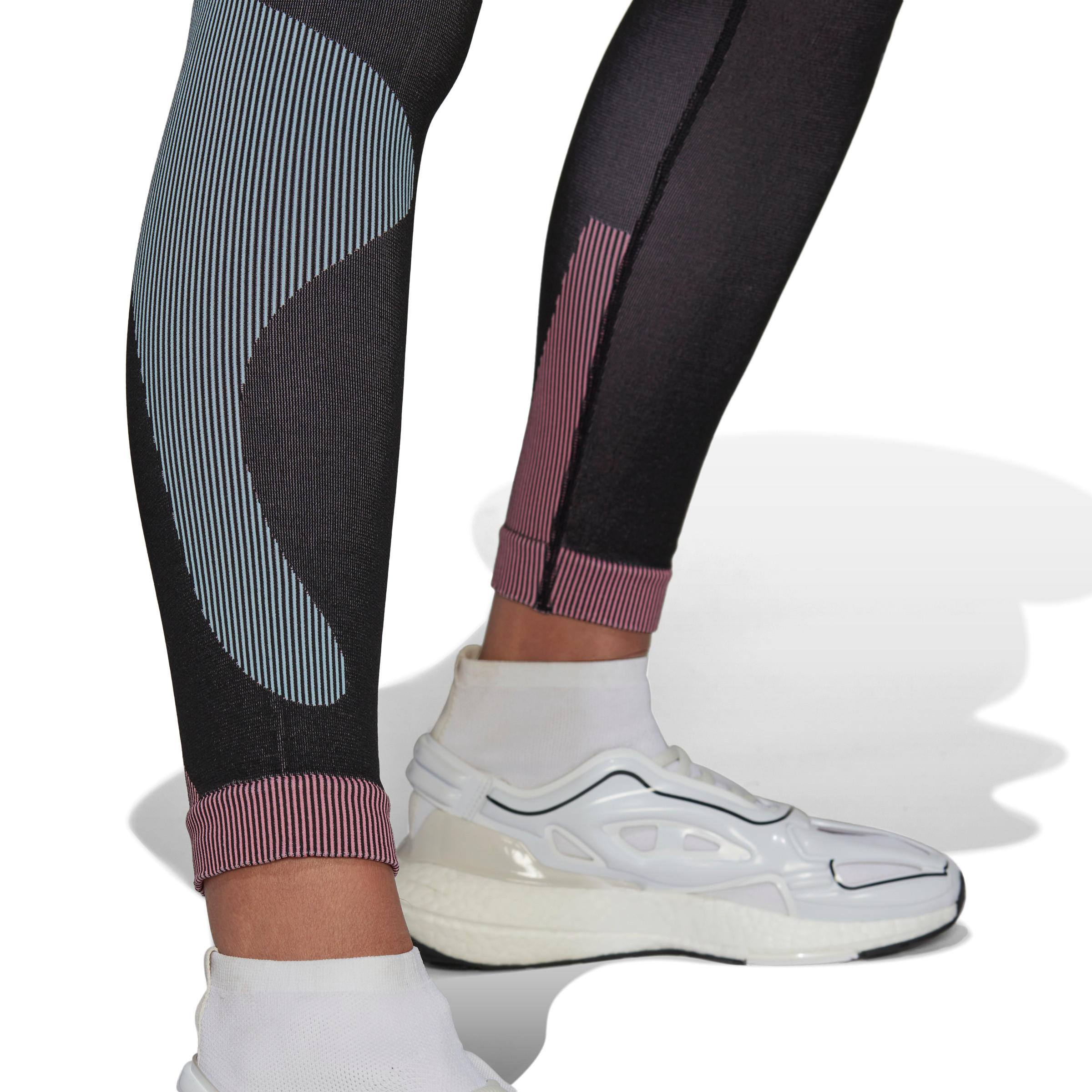Leggins tight da yoga adidas by Stella Mccartney, Nero, large image number 4