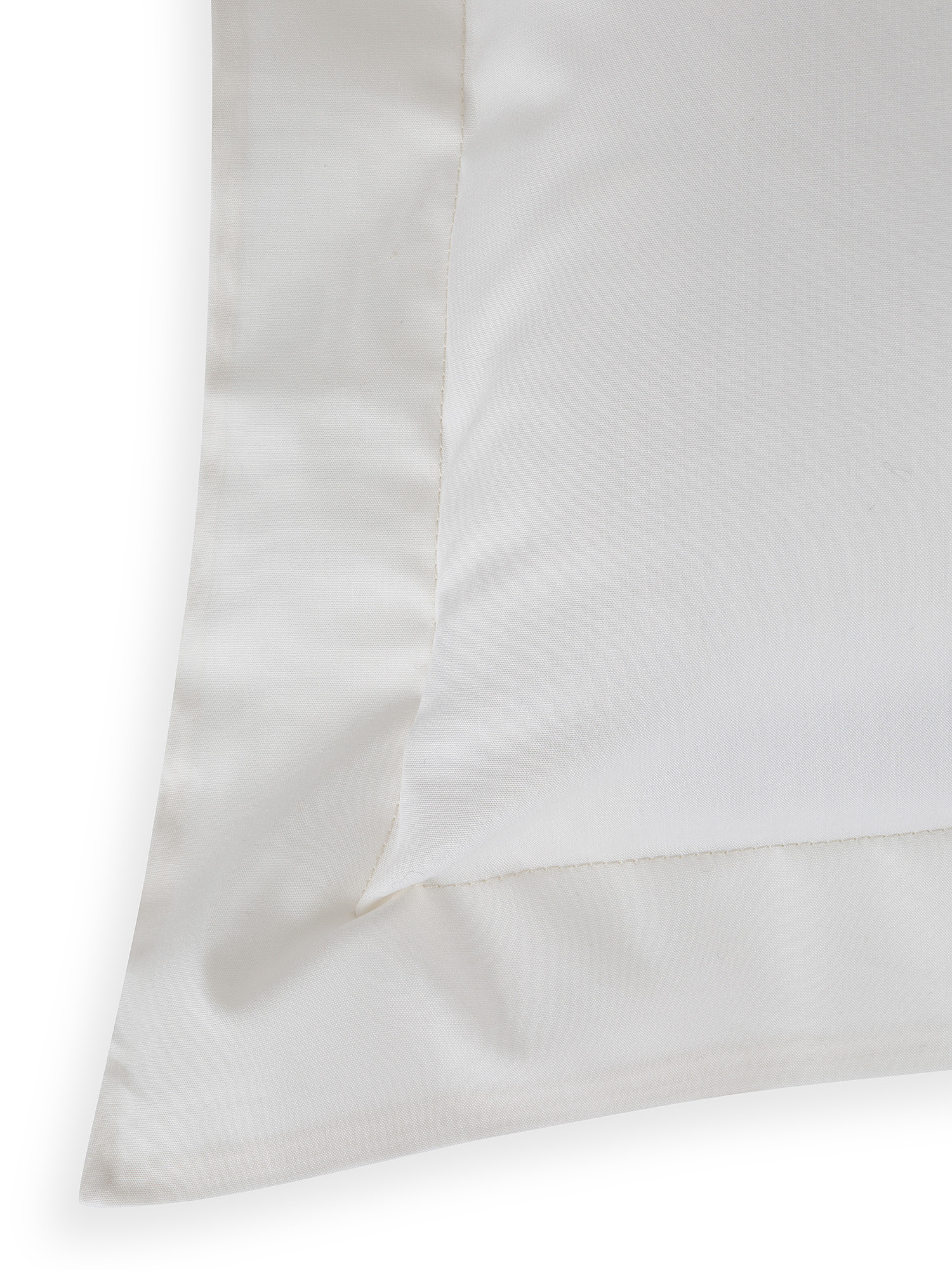 Portofino pillowcase in 100% cotton with hemstitching, Beige, large image number 1