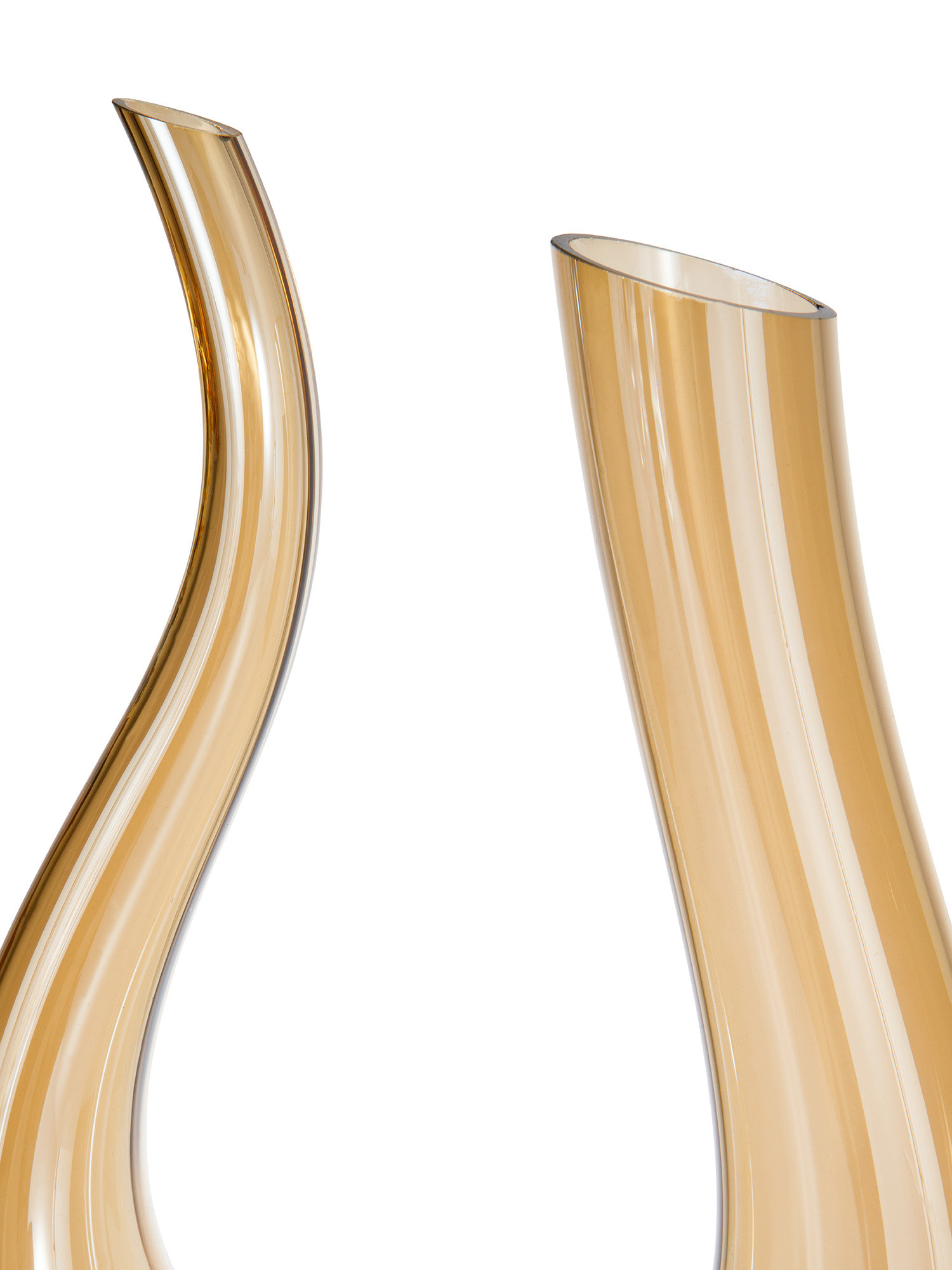 Amber design decanter, Gold, large image number 1