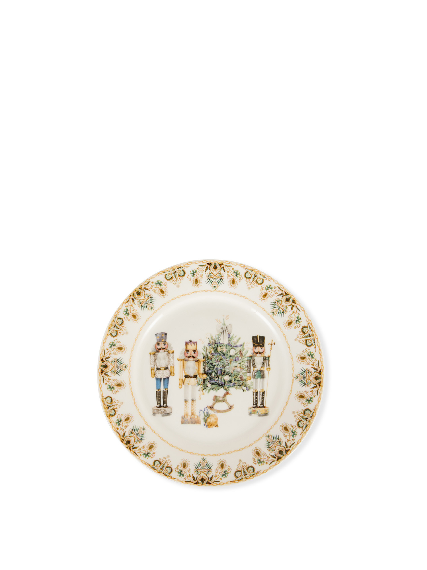 New bone china fruit plate with nutcracker motif, White, large image number 0