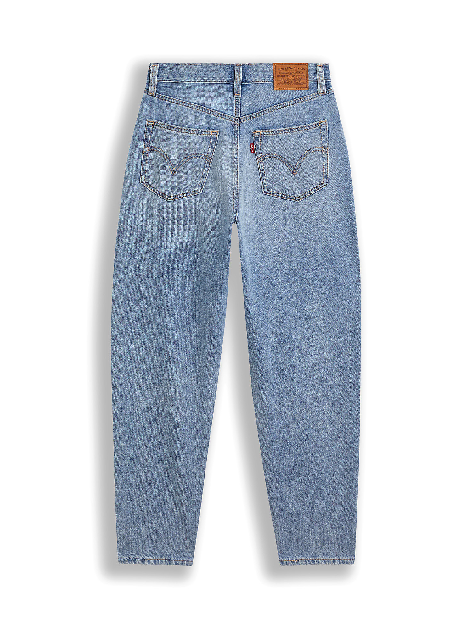 High loose taper jeans, Blu, large image number 1