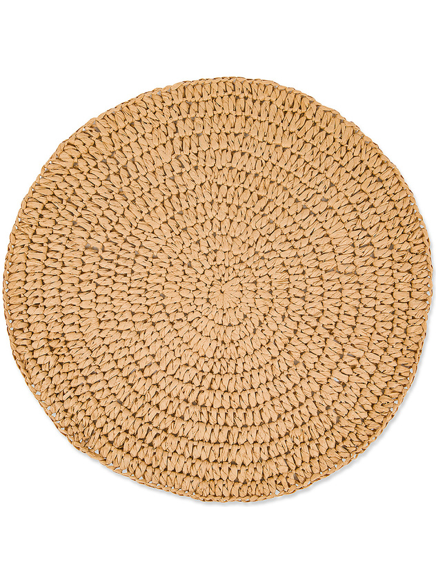 Woven paper placemat