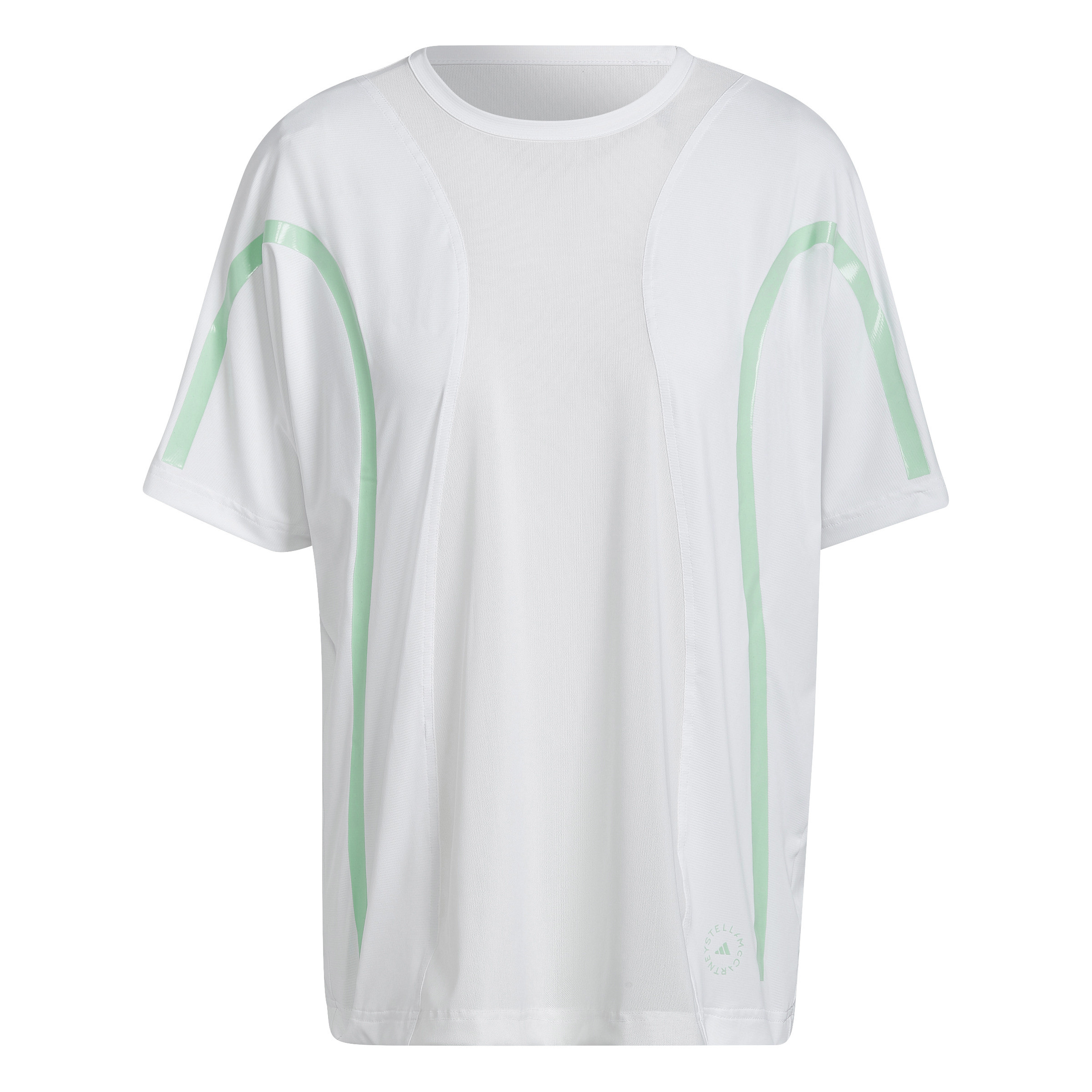 T-shirt da corsa adidas by Stella Mccartney, Bianco, large