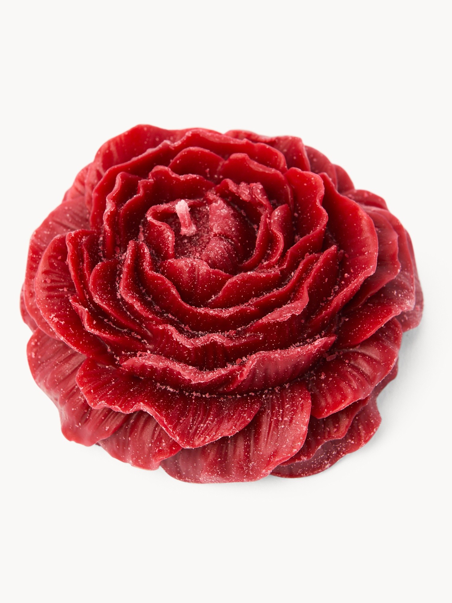 Candela a forma di rosa, Rosso, large image number 1