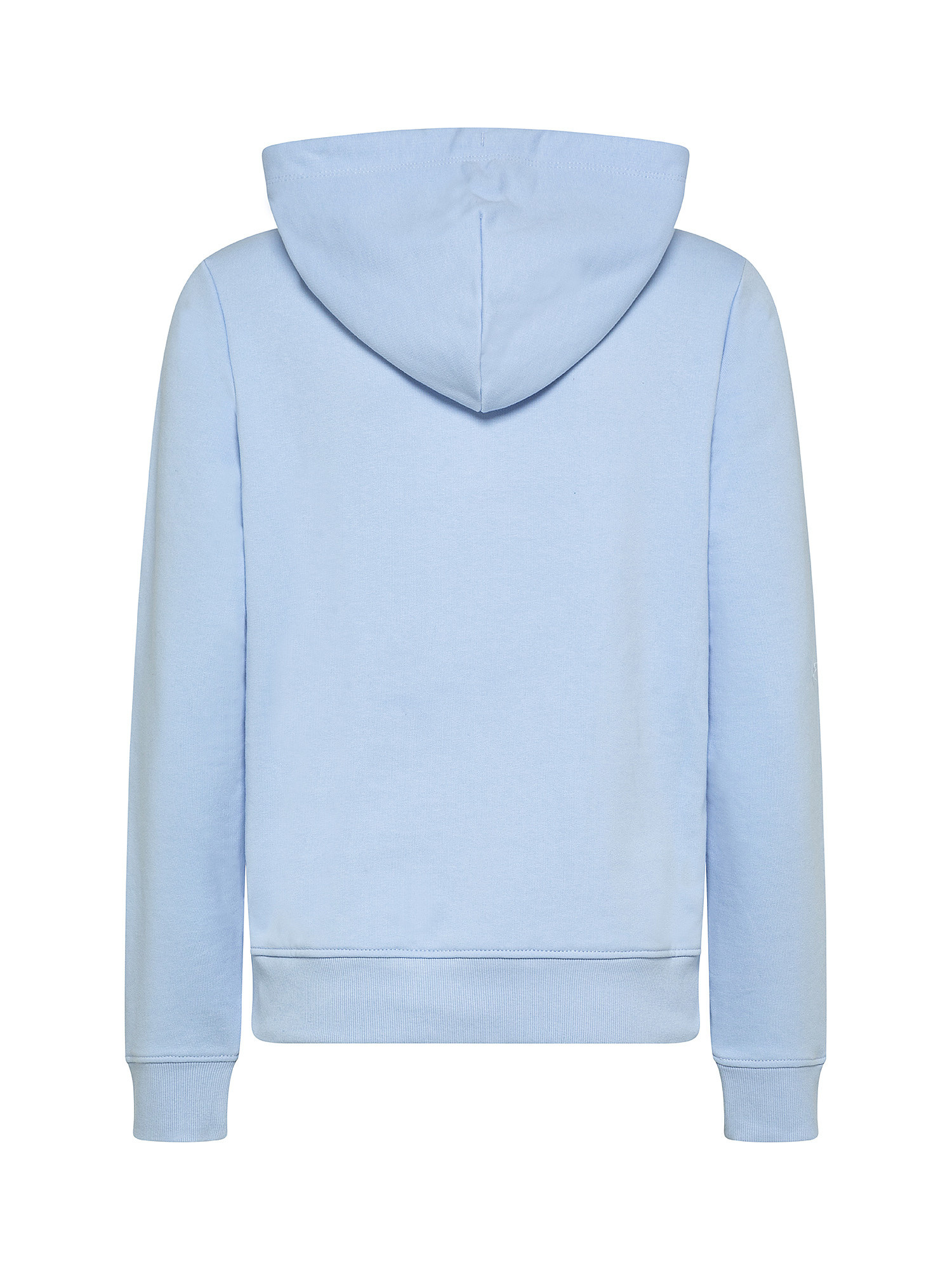 Hooded sweatshirt with logo, Light Blue, large image number 1