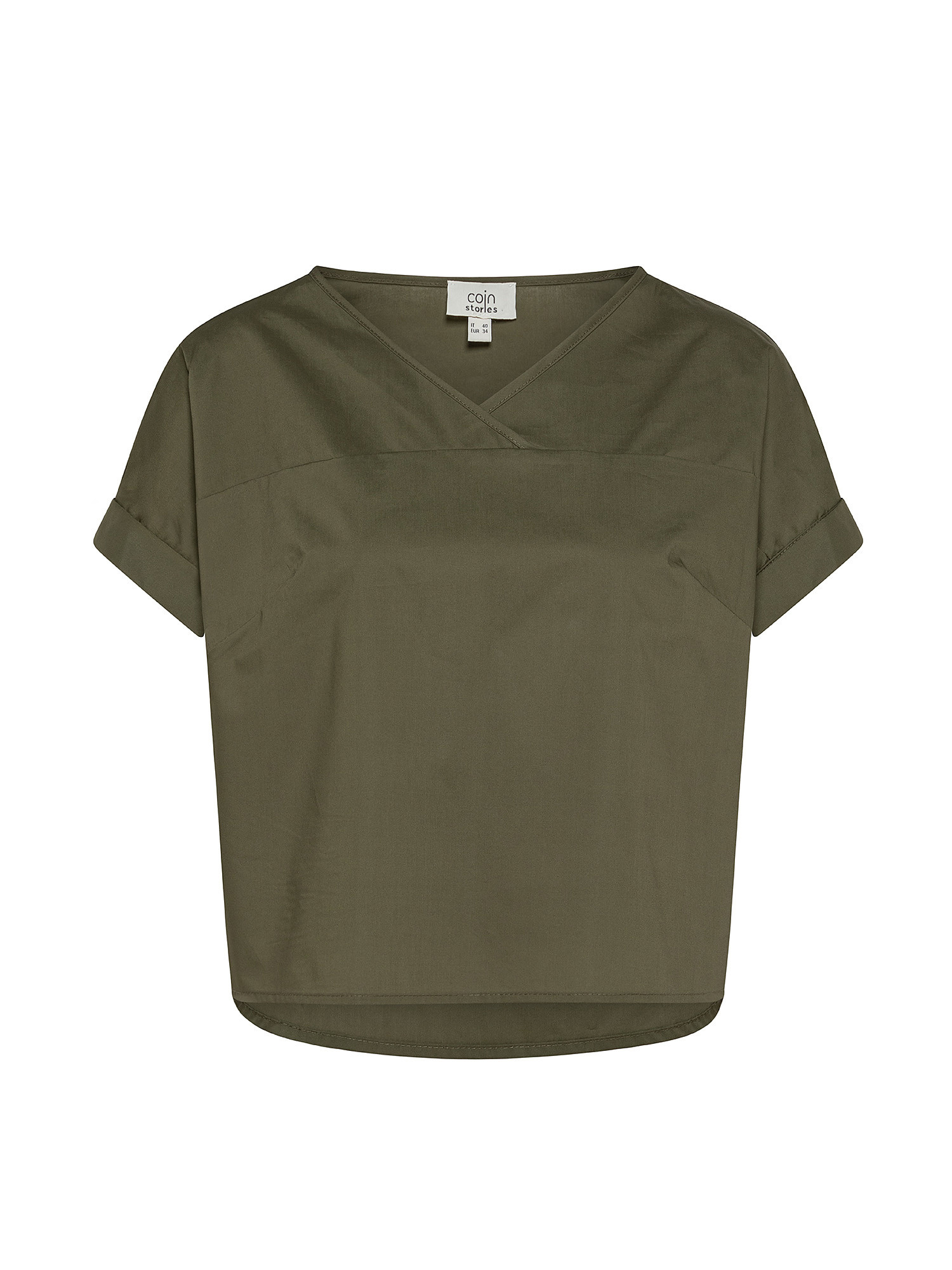Boxy blouse, Green, large image number 0