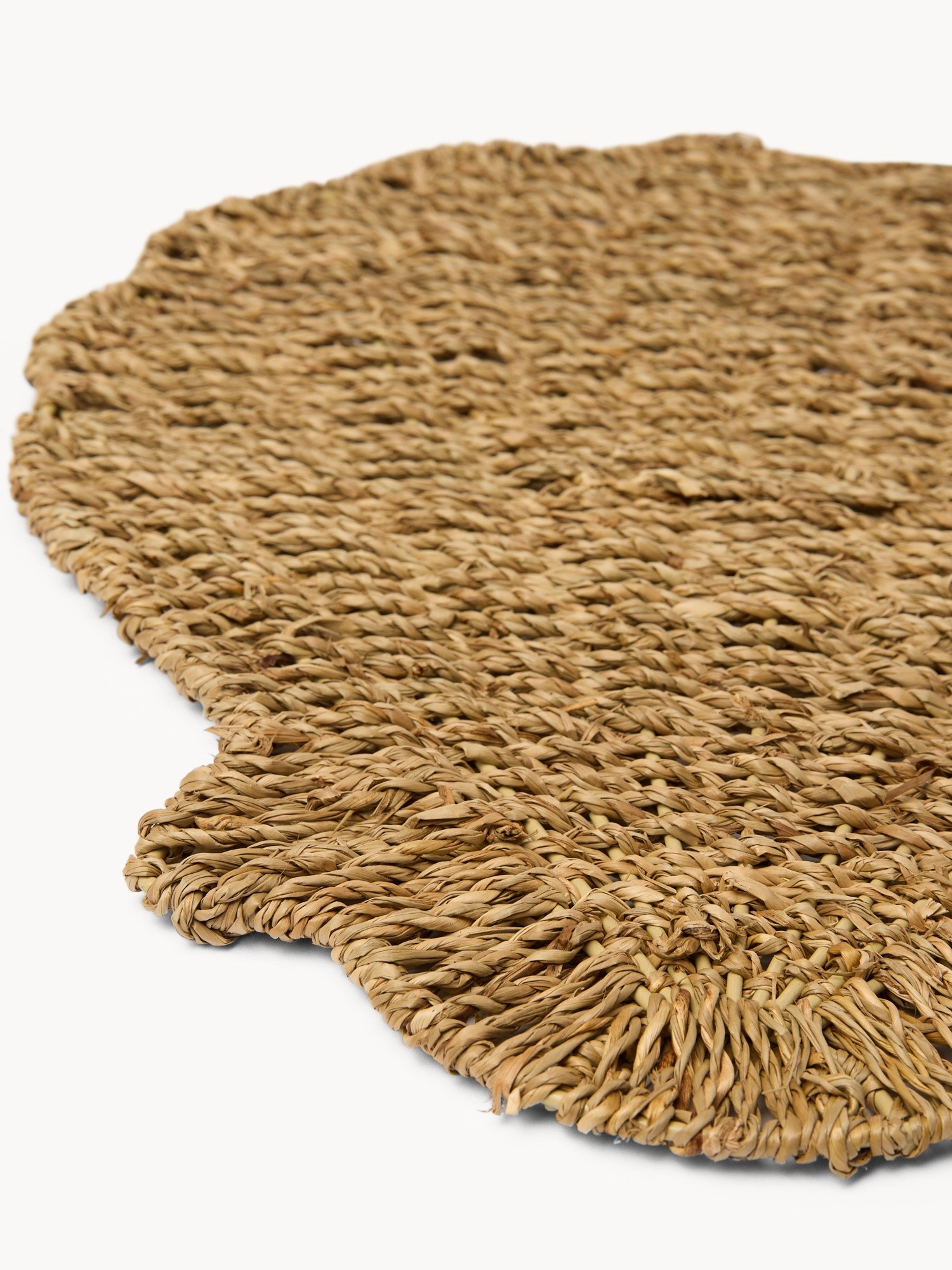 Shell-shaped placemat, Natural, large image number 1