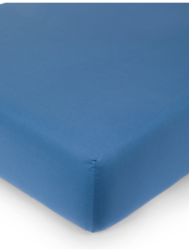 Zefiro cotton percale fitted sheet