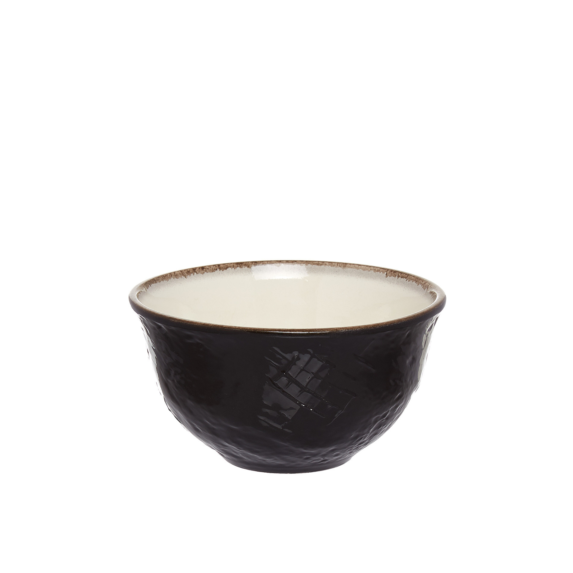 Preta small handmade ceramic bowl, Black, large image number 0