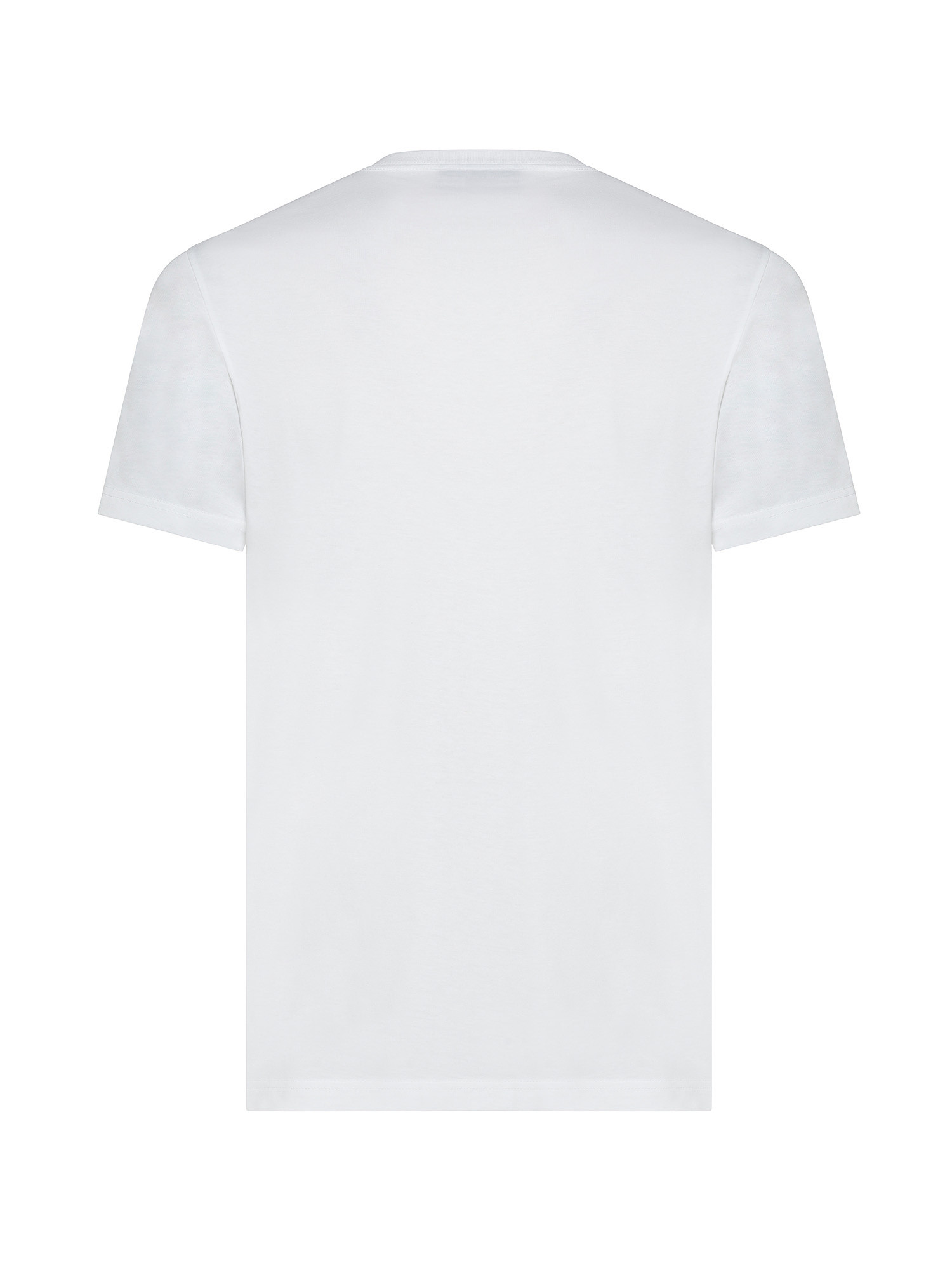 Paul Smith - T-shirt in cotone slim fit con stampa coniglio, Bianco, large image number 1