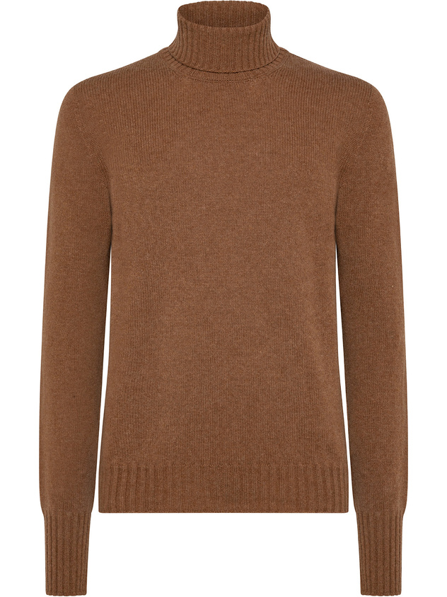 Fine wool turtleneck sweater